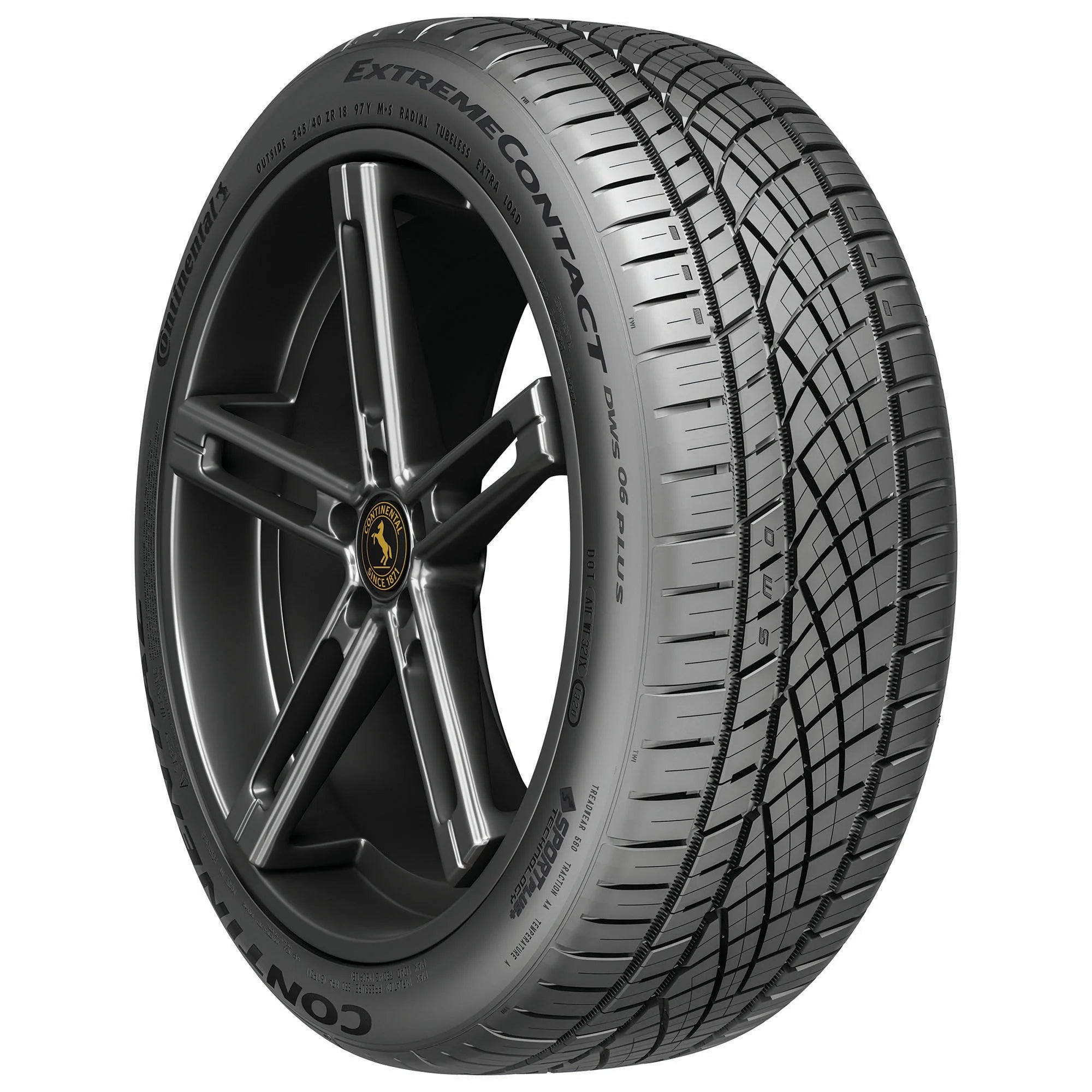 255/40ZR18 Continental Extremecontact DWS06 plus UHP All Season 99Y XL Passenger Tire - Gun Hill Tire House (WTW - WHOLESALE TIRES & WHEELS)
