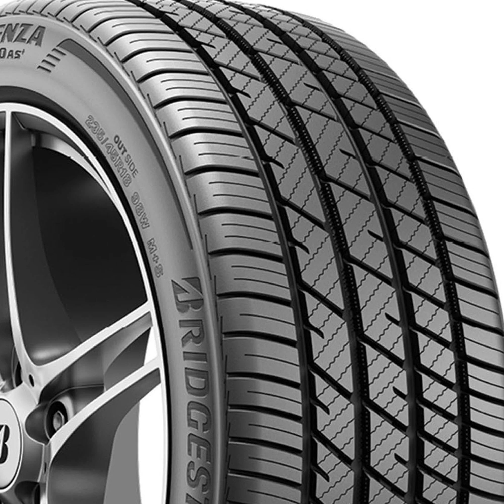 295/30R20 Bridgestone Potenza RE980AS+ Performance 101W XL Passenger Tire - Gun Hill Tire House (WTW - WHOLESALE TIRES & WHEELS)
