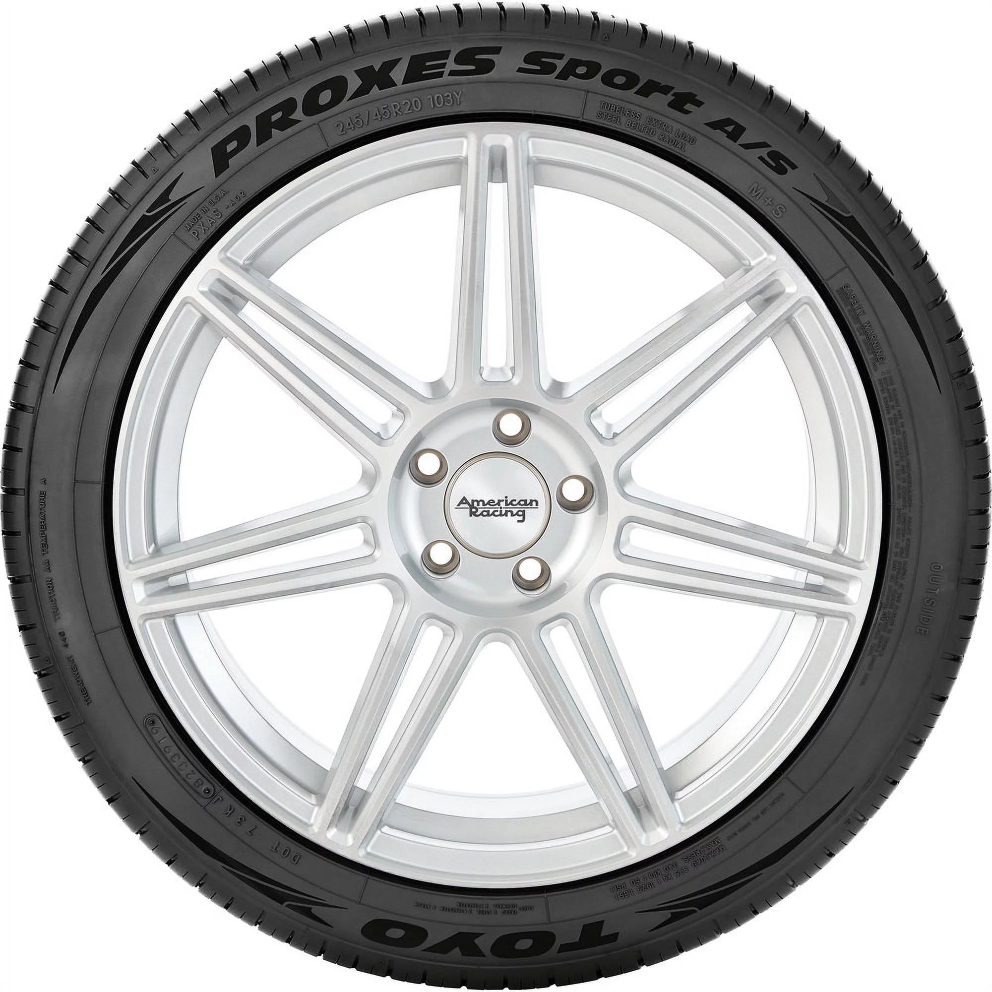265/30R19XL Toyo Proxes Sport A/S 93Y BSW - Gun Hill Tire House (WTW - WHOLESALE TIRES & WHEELS)