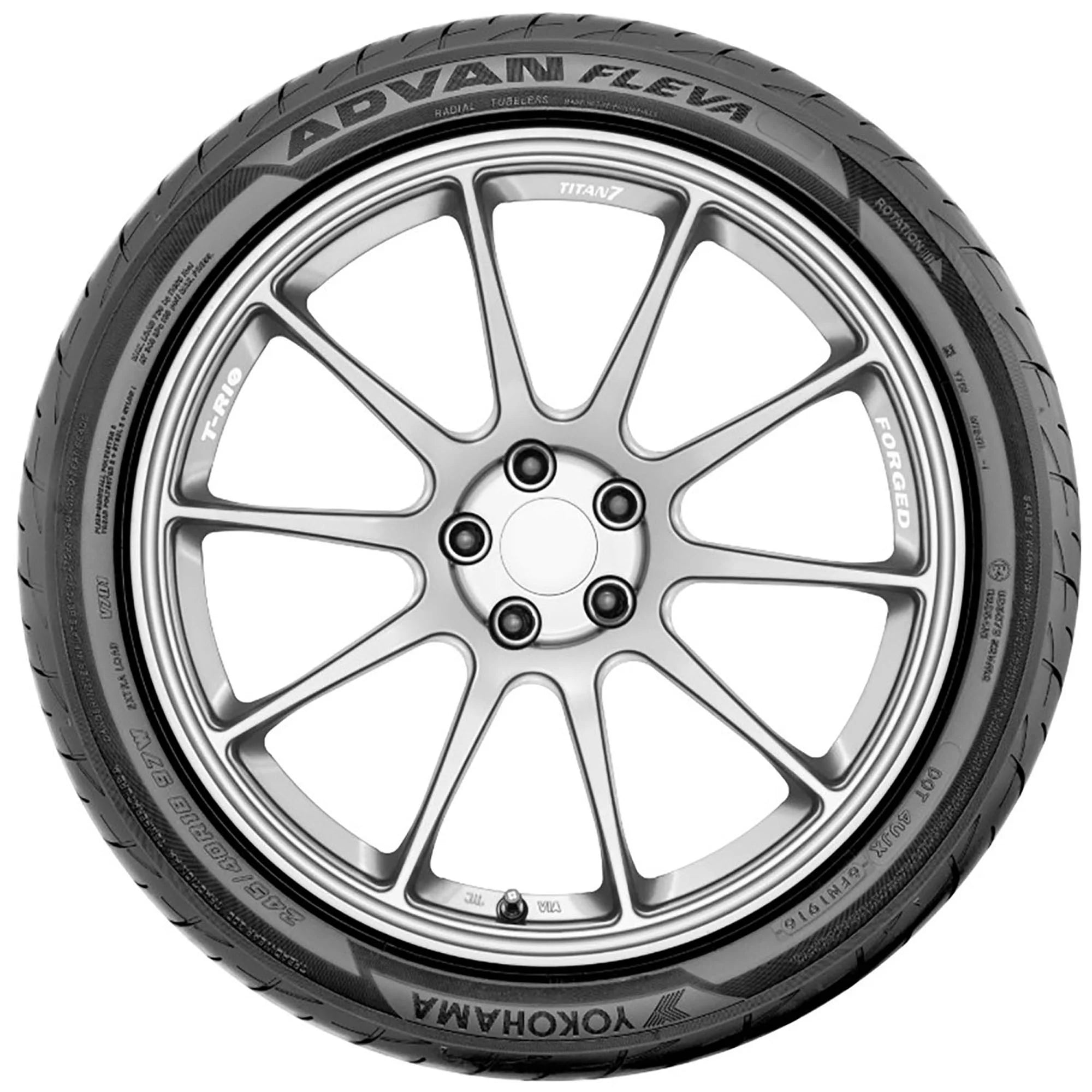 205/45R16 Yokohama Advan Fleva V701 UHP Summer 87W XL Passenger Tire - Gun Hill Tire House (WTW - WHOLESALE TIRES & WHEELS)