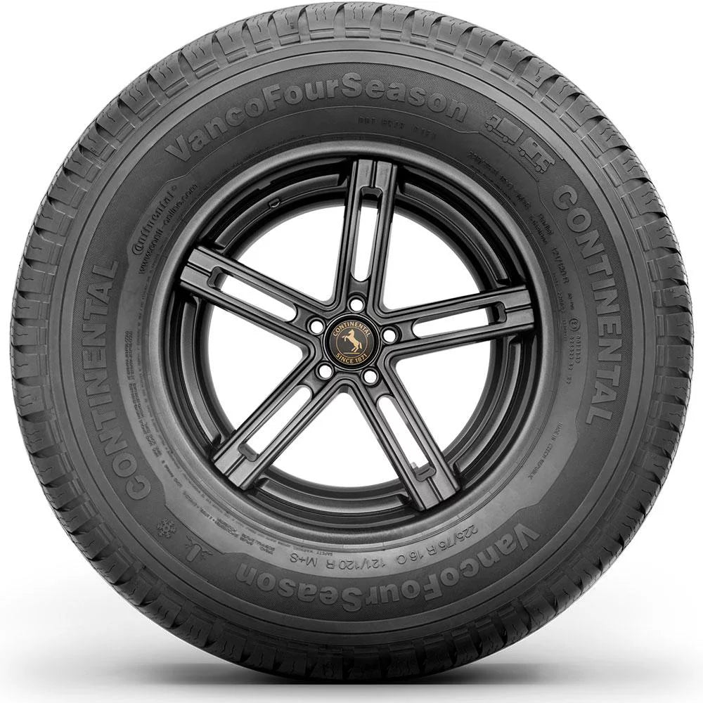 195/70R15C Continental Vanco 4 Season All Season 104/102R D Light Truck Tire - Gun Hill Tire House (WTW - WHOLESALE TIRES & WHEELS)