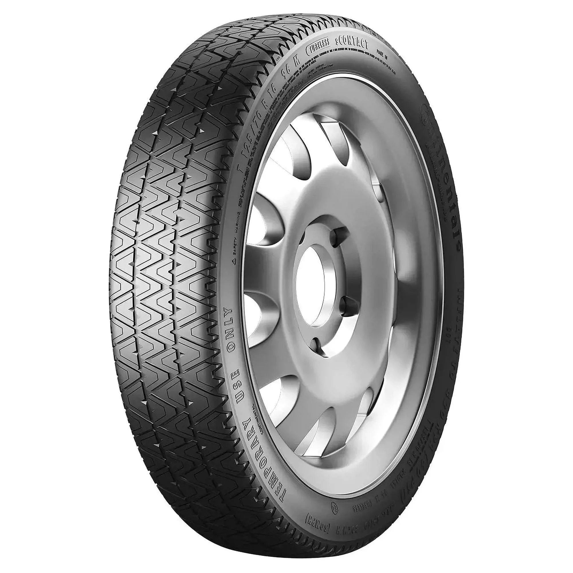 125/70R18 Continental Scontact 99M Temp Spare Tire - Gun Hill Tire House (WTW - WHOLESALE TIRES & WHEELS)