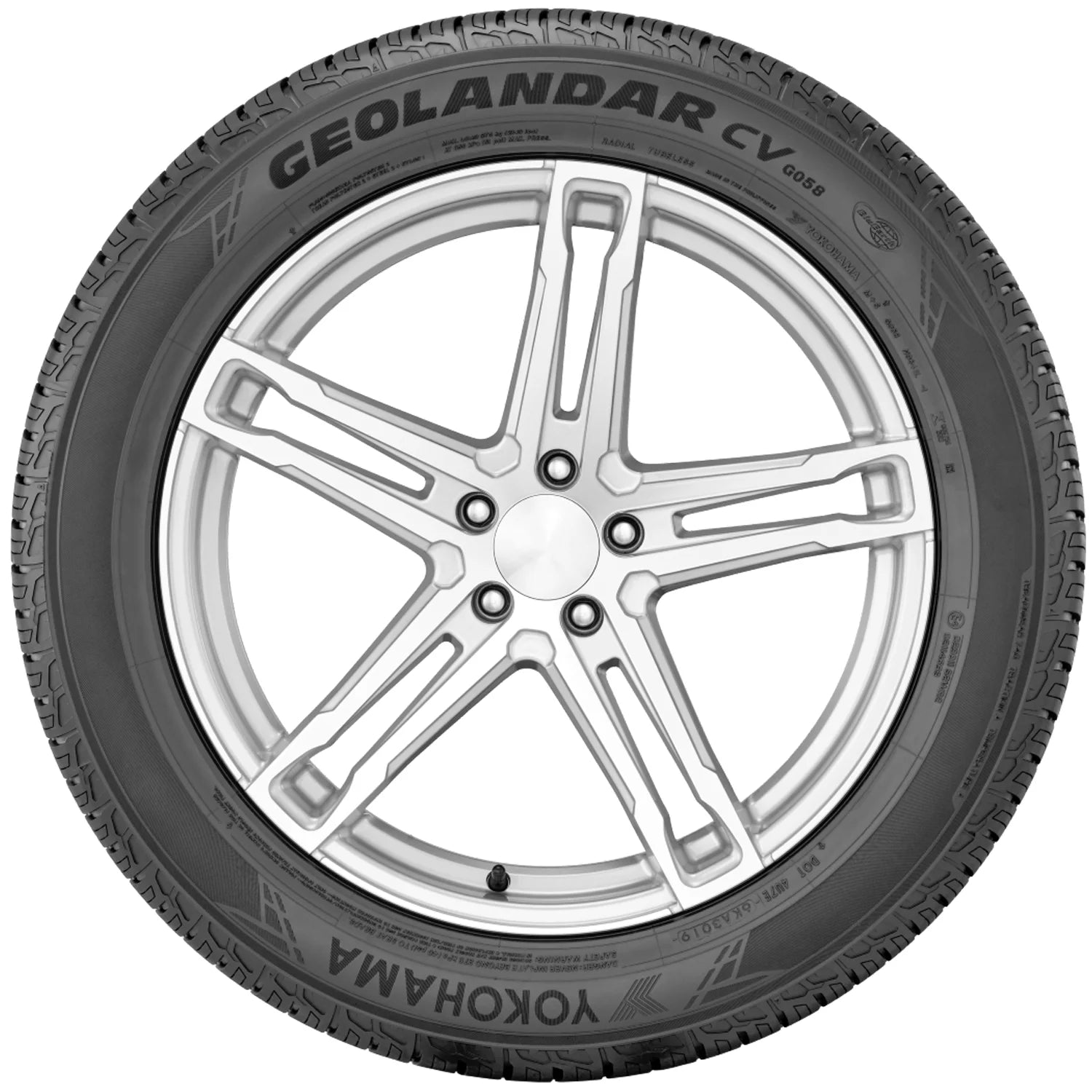 235/50R19XL Yokohama Geolandar CV G058 99V BW All Season Tire - Gun Hill Tire House (WTW - WHOLESALE TIRES & WHEELS)