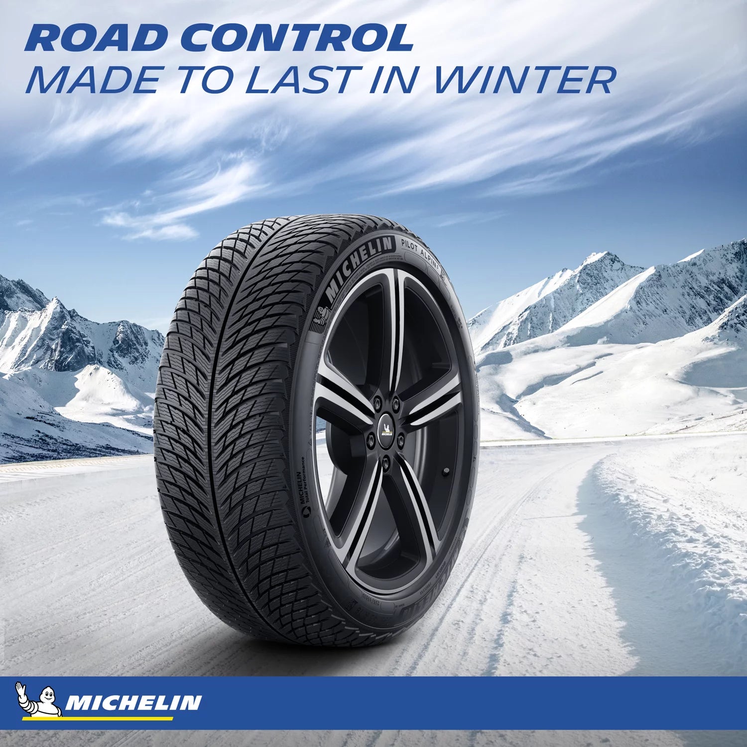 265/50R19 Michelin Pilot Alpin 5 PA5 SUV ZP RFT 110H XL - Gun Hill Tire House (WTW - WHOLESALE TIRES & WHEELS)