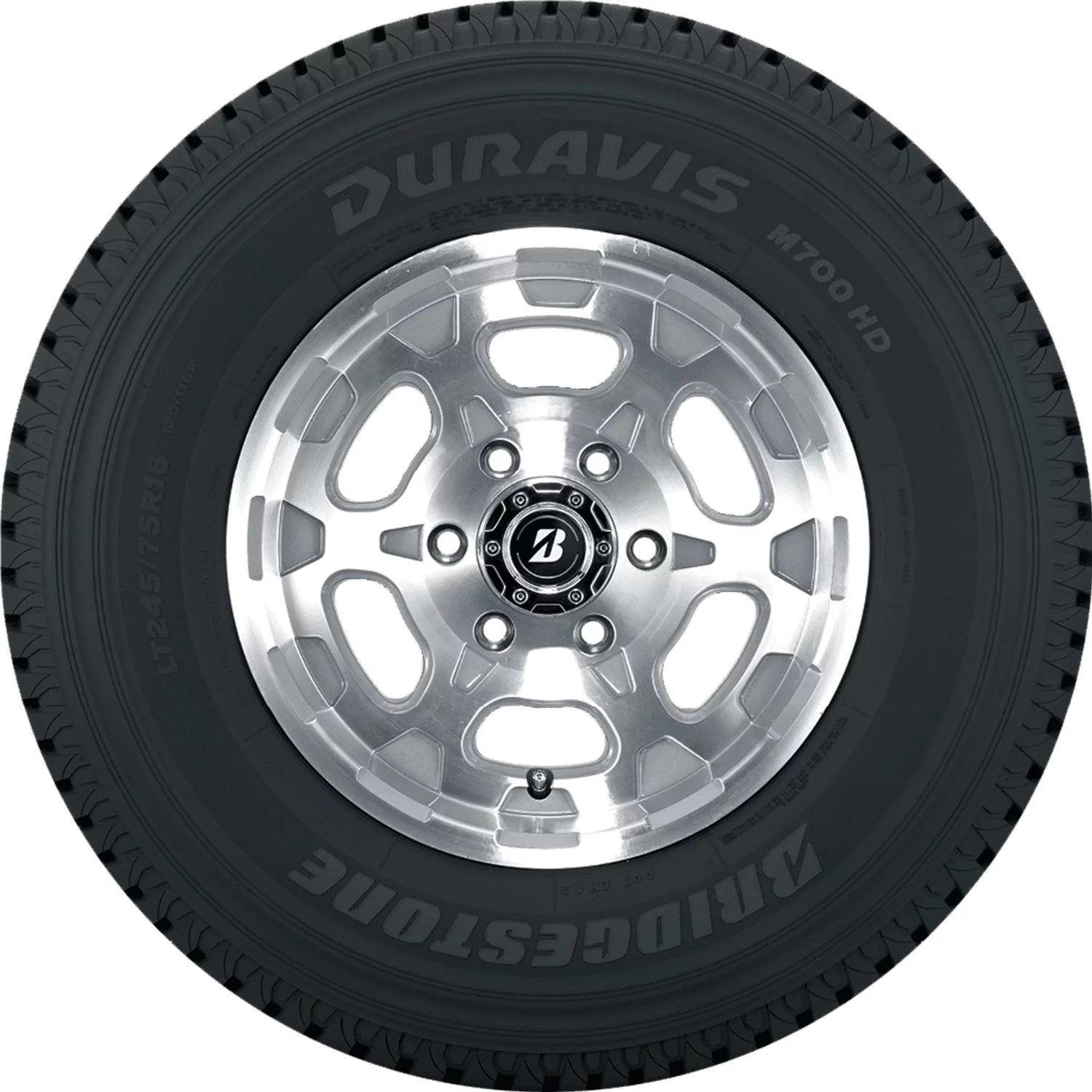 LT245/75R16 Bridgestone Duravis M700 HD All Terrain 120/116R E Light Truck Tire - Gun Hill Tire House (WTW - WHOLESALE TIRES & WHEELS)