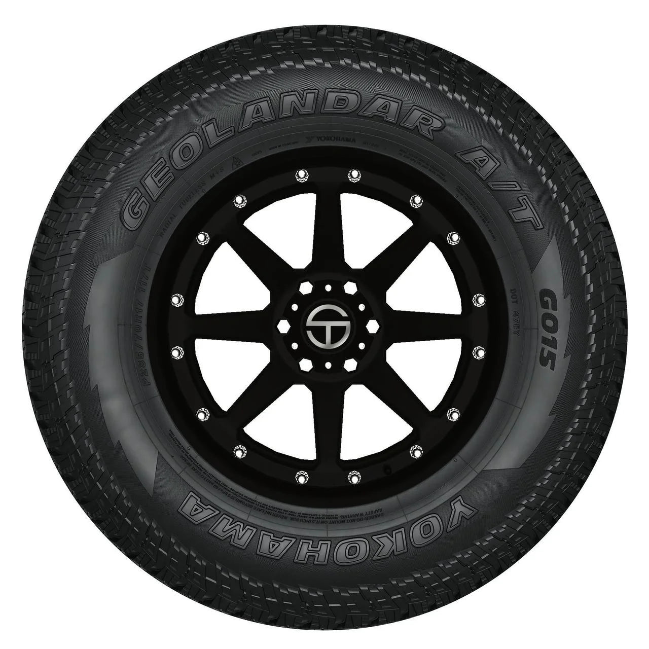 275/65R18 Yokohama Geolandar at G015 All Terrain 116H Light Truck Tire - Gun Hill Tire House (WTW - WHOLESALE TIRES & WHEELS)