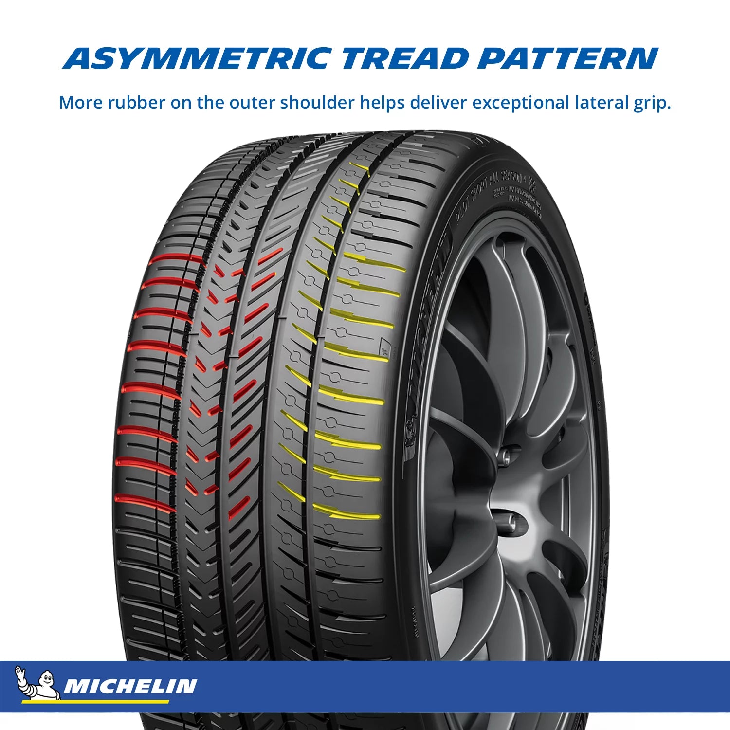 295/30ZR20 Michelin Pilot Sport All Season 4 101Y XL Tire - Gun Hill Tire House (WTW - WHOLESALE TIRES & WHEELS)