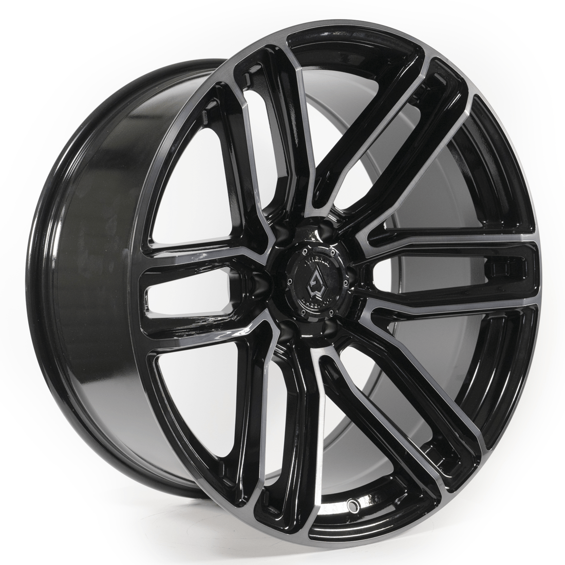 A111 ARENA 22x10 6x139.7 GLOSSY BLACK BRUSHED DDT FACE CLEAR - Gun Hill Tire House (WTW - WHOLESALE TIRES & WHEELS)