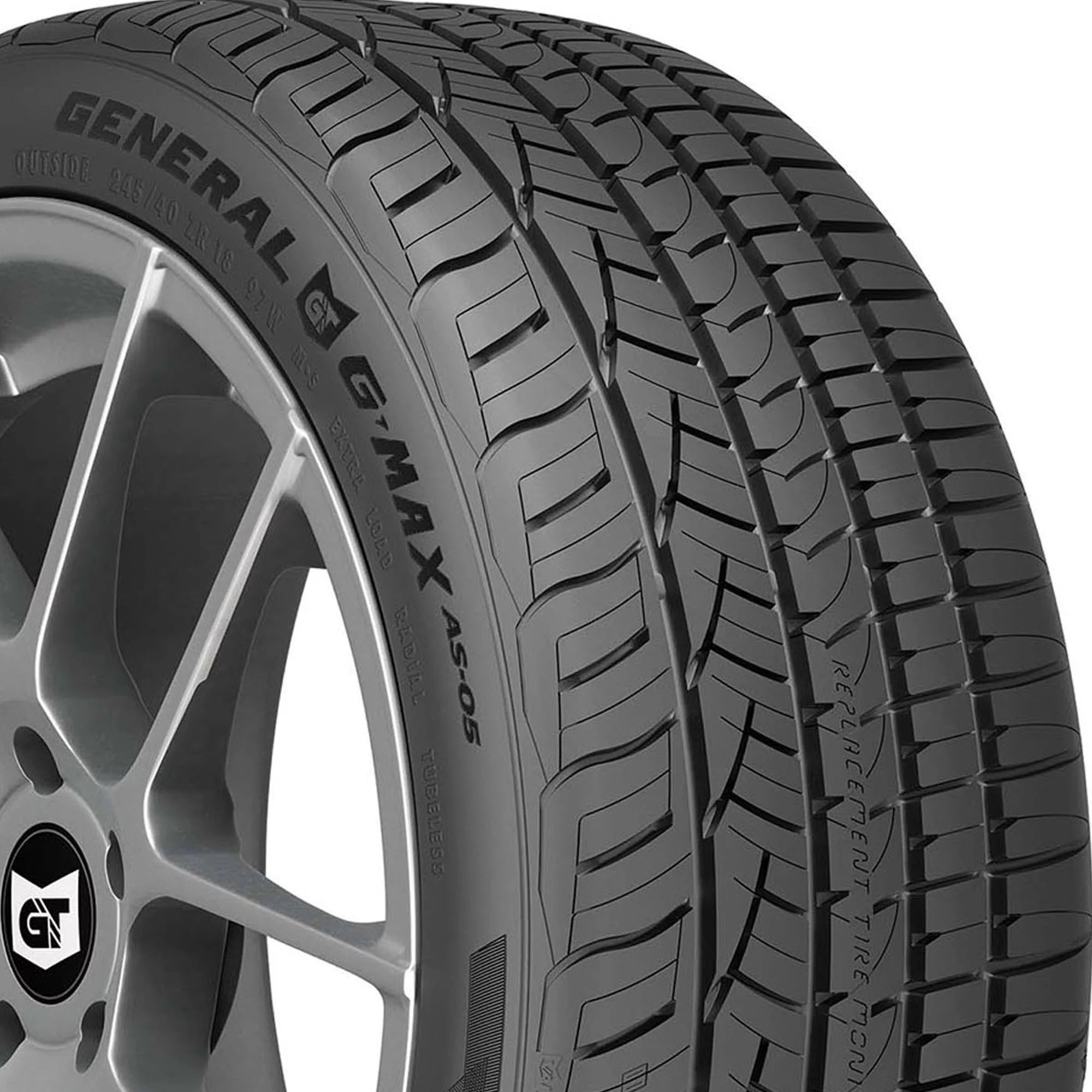 215/45ZR17 General G - MAX AS - 05 UHP All Season 91W XL Passenger Tire - Gun Hill Tire House (WTW - WHOLESALE TIRES & WHEELS)