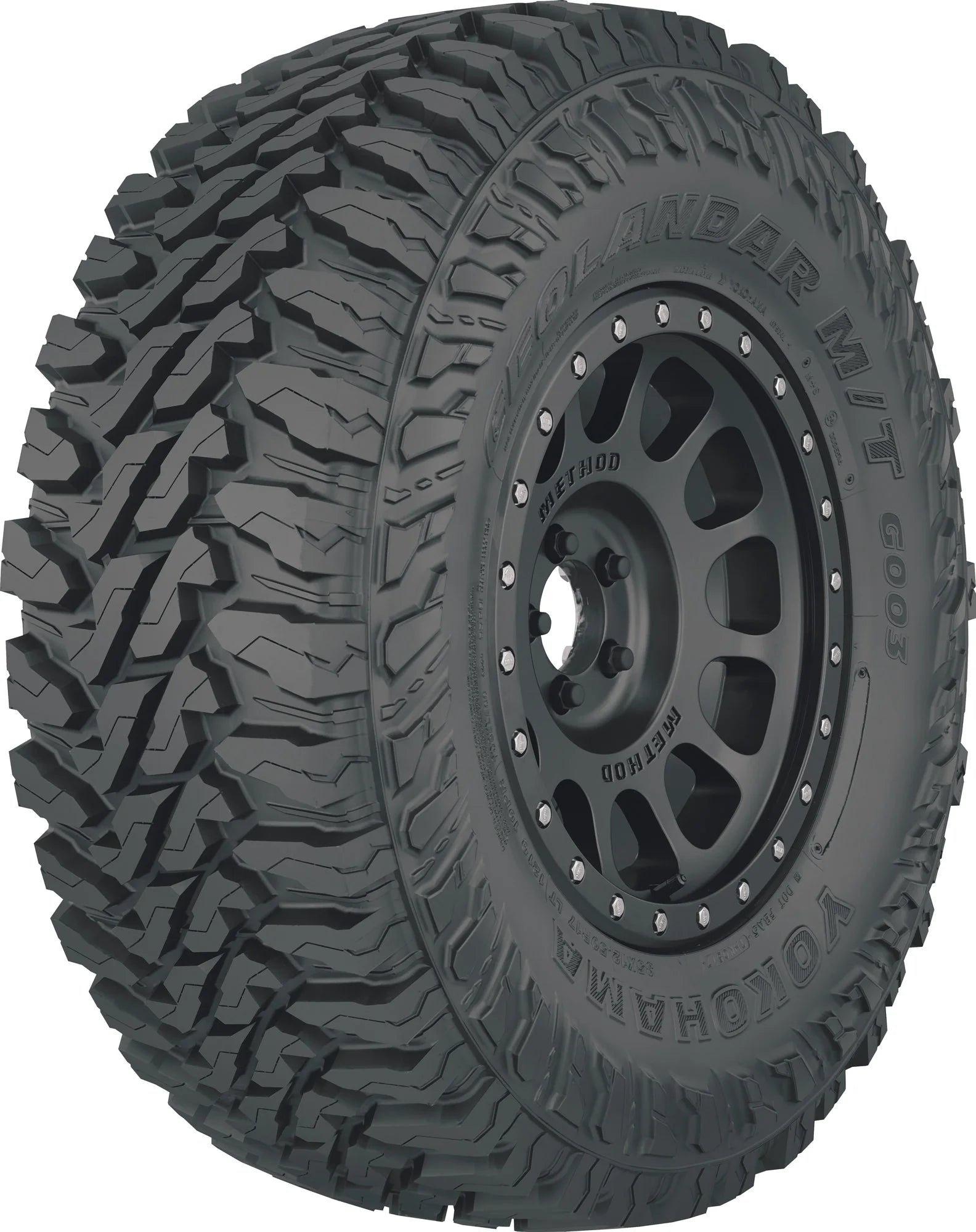 LT305/55R20 Yokohama Geolandar M/T G003 Mud Terrain 121/118Q E Light Truck Tire - Gun Hill Tire House (WTW - WHOLESALE TIRES & WHEELS)