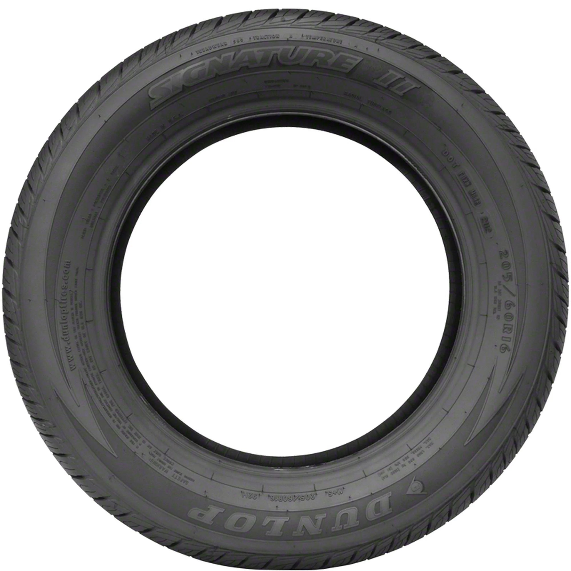 215/60R17 Dunlop Signature II All Season 96T Passenger Tire - Gun Hill Tire House (WTW - WHOLESALE TIRES & WHEELS)