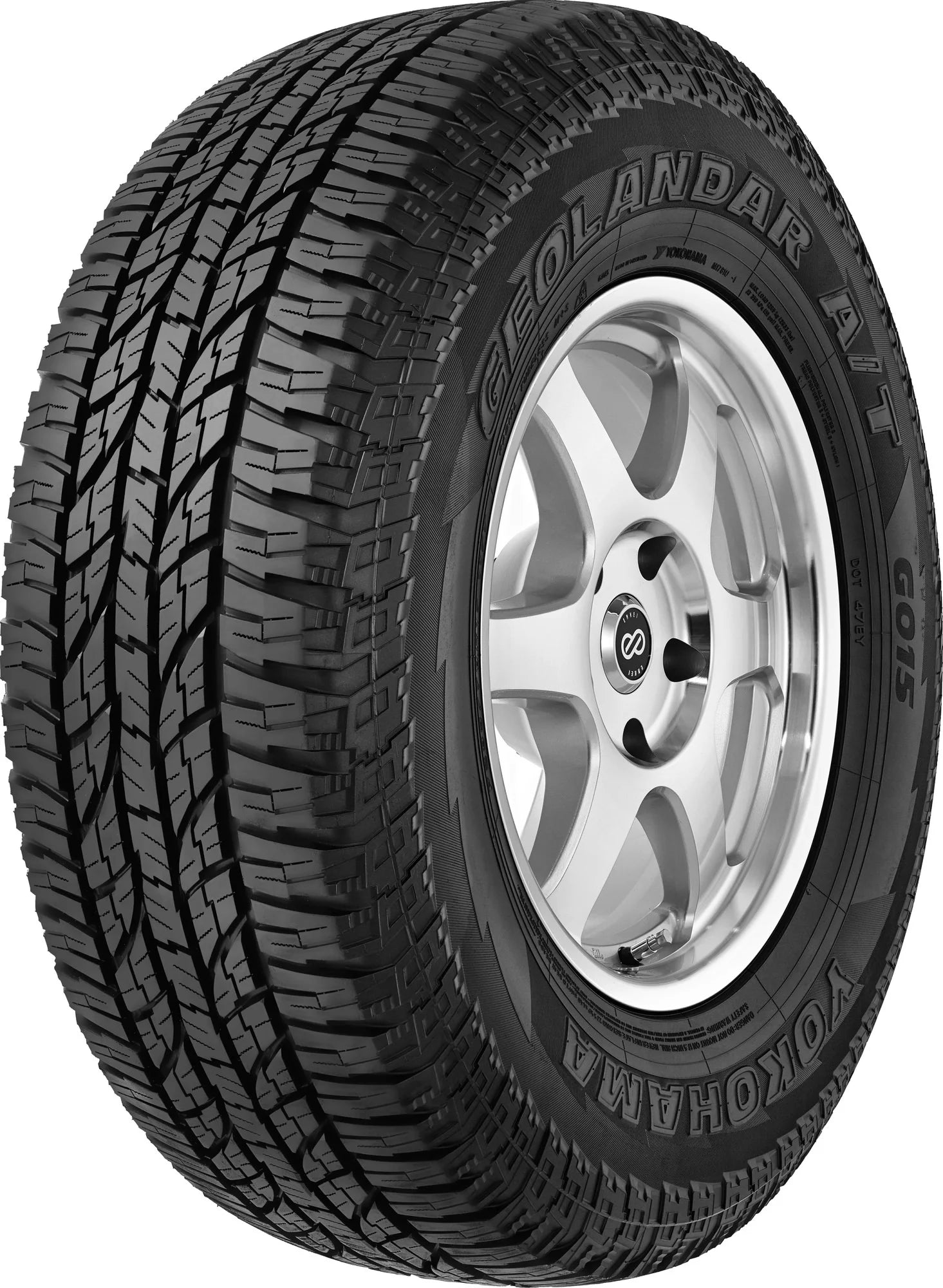 205/70R15 Yokohama Geolandar A/T G015 96H BW All Weather Tire - Gun Hill Tire House (WTW - WHOLESALE TIRES & WHEELS)