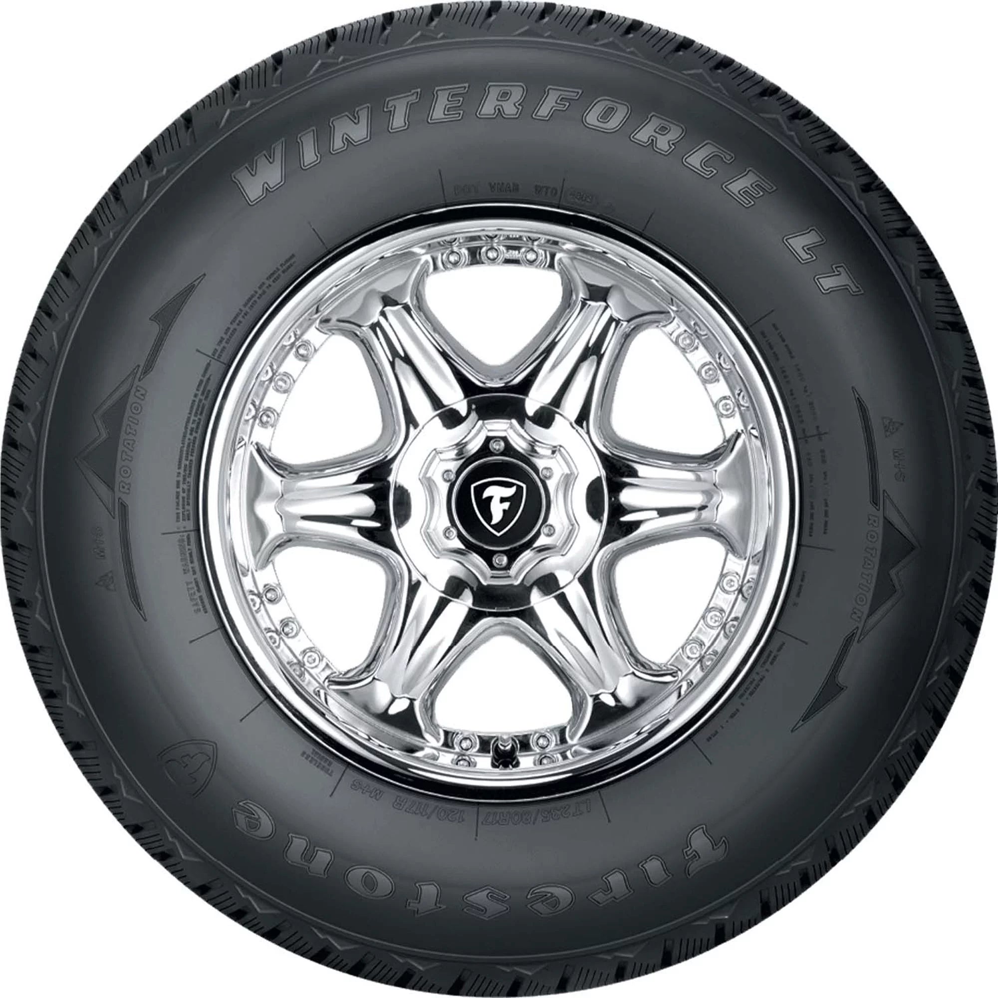 LT245/75R16 Firestone Winterforce LT Winter 120/116R E Light Truck Tire - Gun Hill Tire House (WTW - WHOLESALE TIRES & WHEELS)