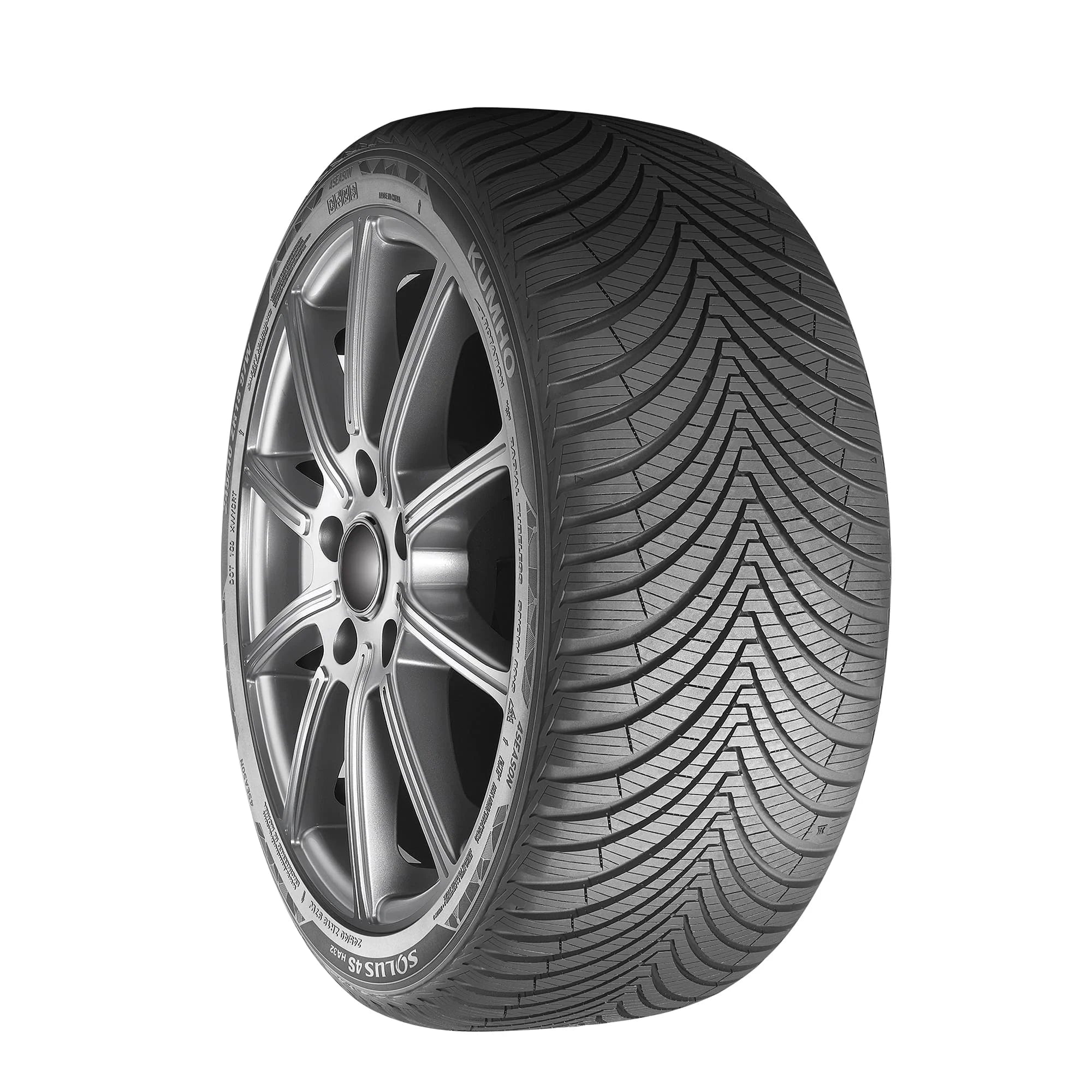 215/45R17 Kumho Solus HA32 All Weather 91W XL Passenger Tire - Gun Hill Tire House (WTW - WHOLESALE TIRES & WHEELS)