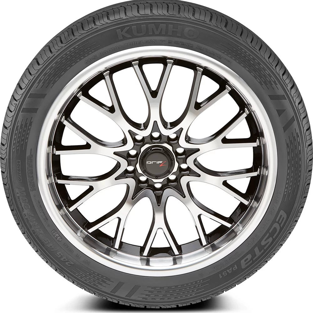 265/35ZR18X Kumho Ecsta PA51 L 97W BW All Season Tire - Gun Hill Tire House (WTW - WHOLESALE TIRES & WHEELS)