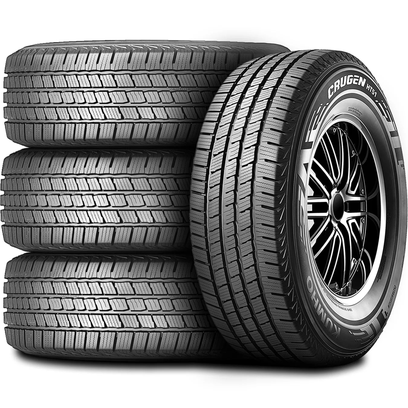 235/60R17 Kumho Crugen HT51 All Season 102T Light Truck Tire - Gun Hill Tire House (WTW - WHOLESALE TIRES & WHEELS)