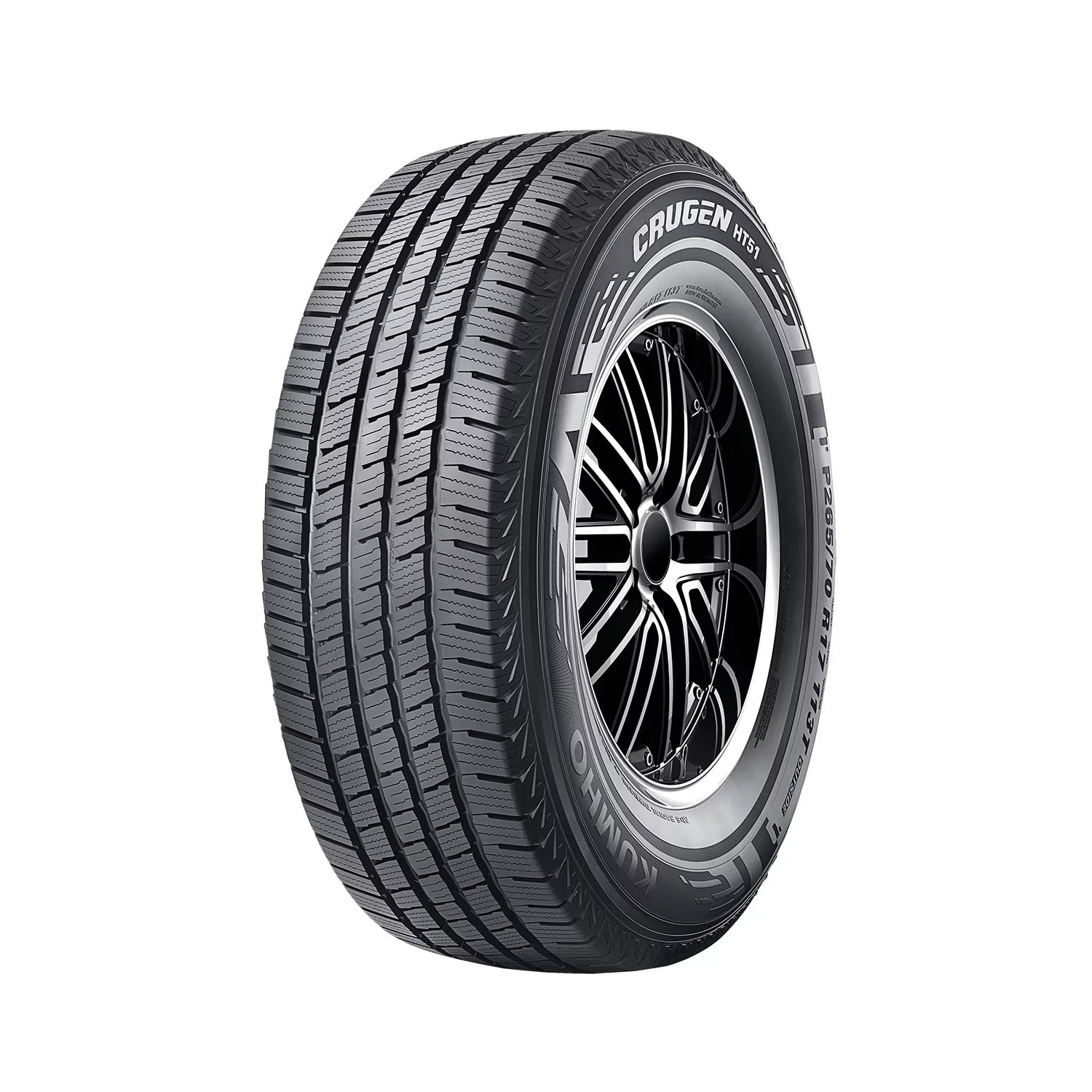225/75R16C Kumho Crugen HT51C 121/120R BW All Weather Tire - Gun Hill Tire House (WTW - WHOLESALE TIRES & WHEELS)