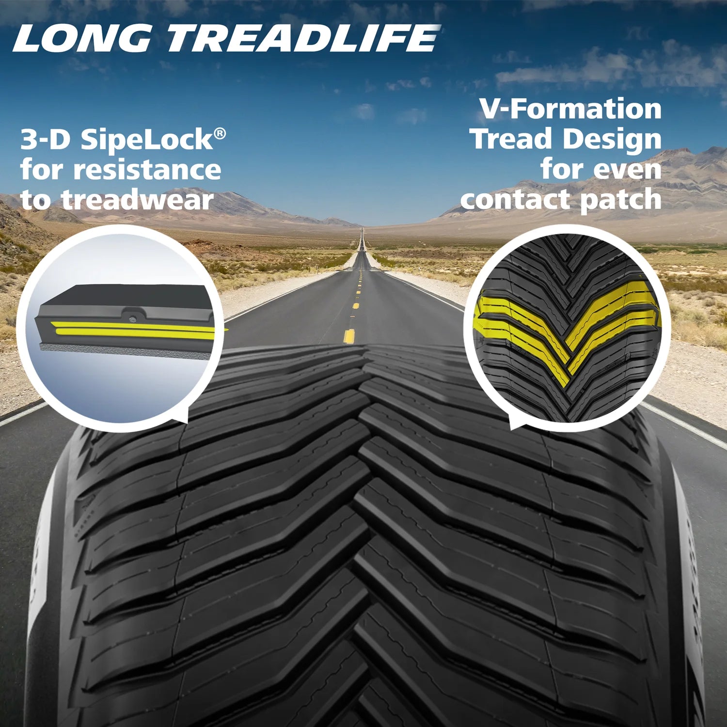 285/45R20 Michelin Cross Climate2 A/W CUV All Weather 112V XL Suv/Crossover Tire - Gun Hill Tire House (WTW - WHOLESALE TIRES & WHEELS)