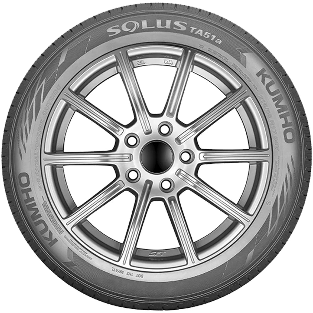 225/60R18 Kumho Solus Ta51A All Season 100H Passenger Tire - Gun Hill Tire House (WTW - WHOLESALE TIRES & WHEELS)