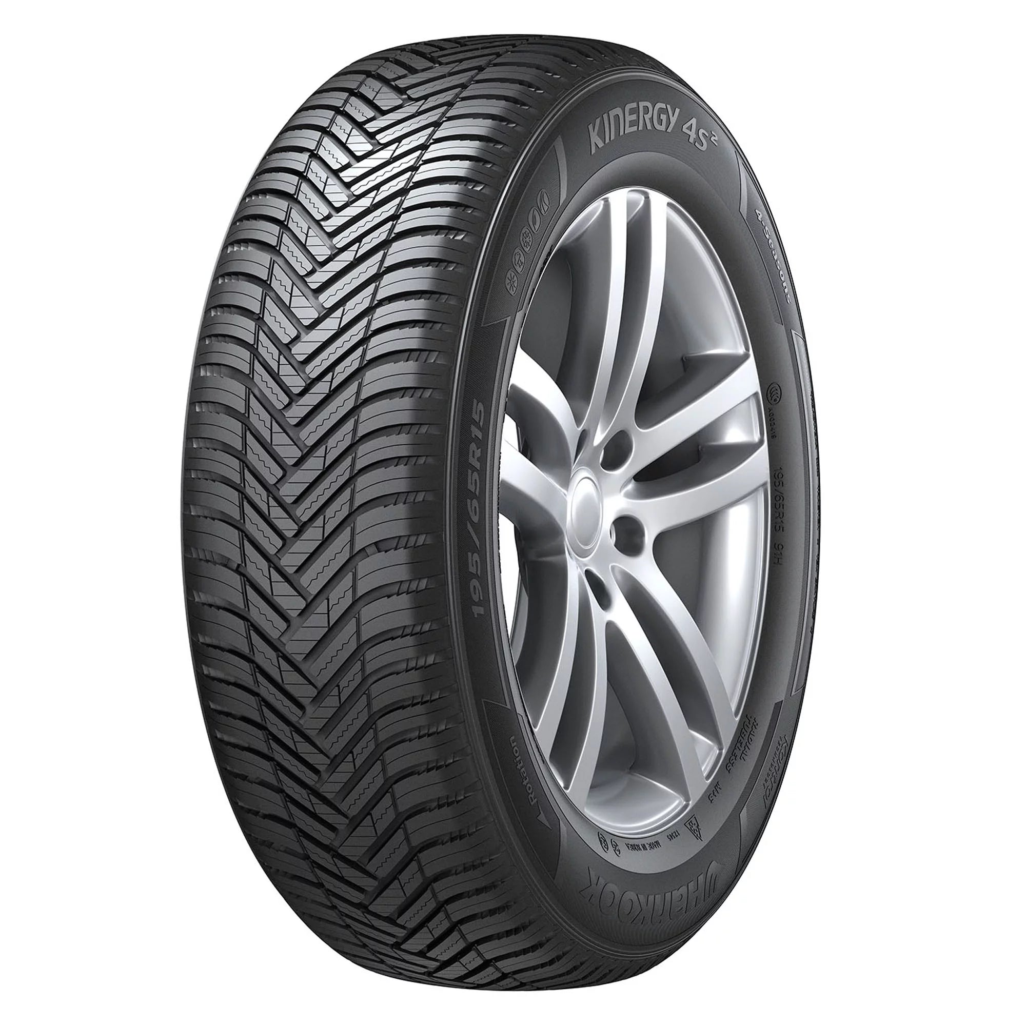 215/55R16 Hankook Kinergy 4S2 (H750) All Weather 97V XL Passenger Tire - Gun Hill Tire House (WTW - WHOLESALE TIRES & WHEELS)