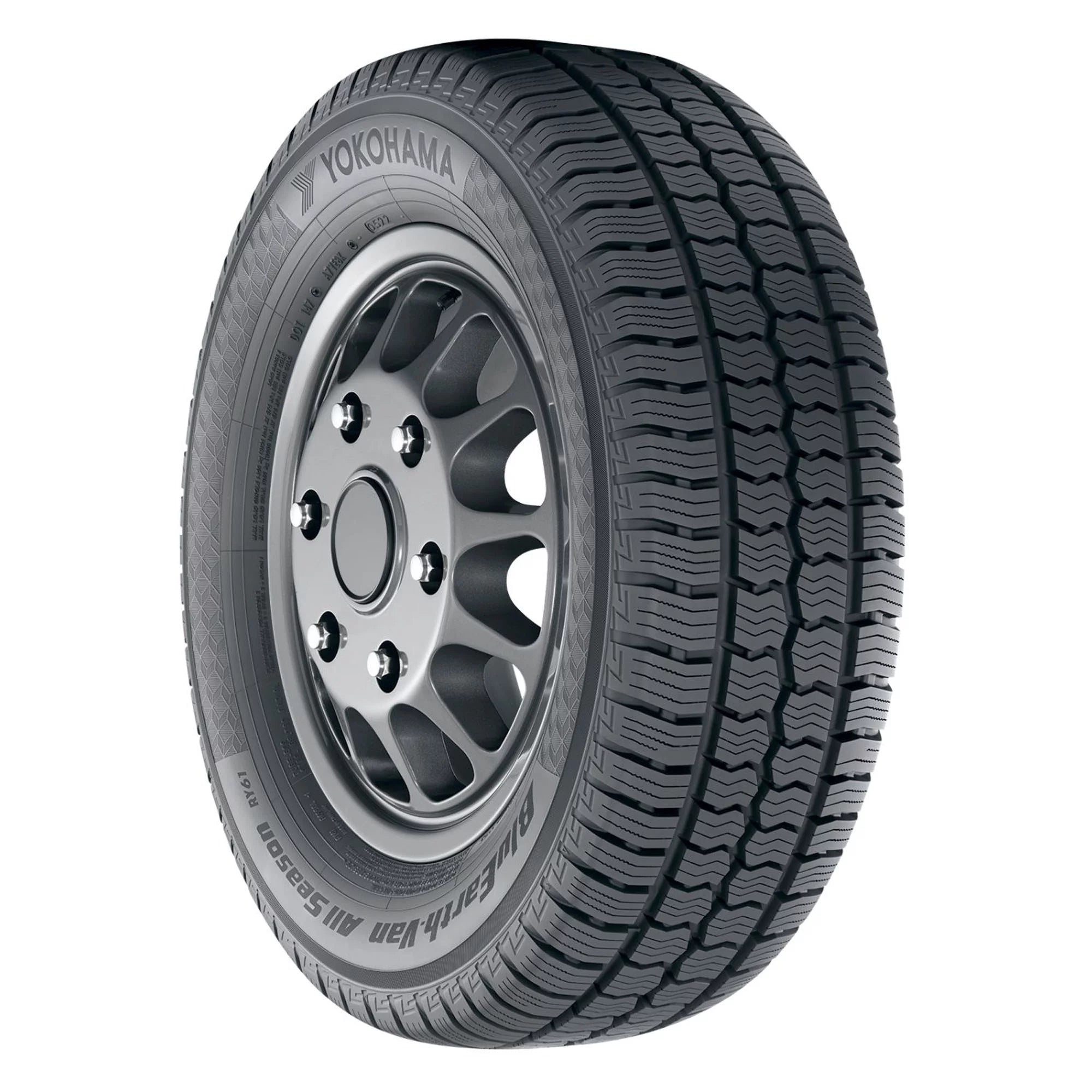 195/70R15C/8 Yokohama Bluearth - Van All Season RY61 104/102T BW All Season Tire - Gun Hill Tire House (WTW - WHOLESALE TIRES & WHEELS)