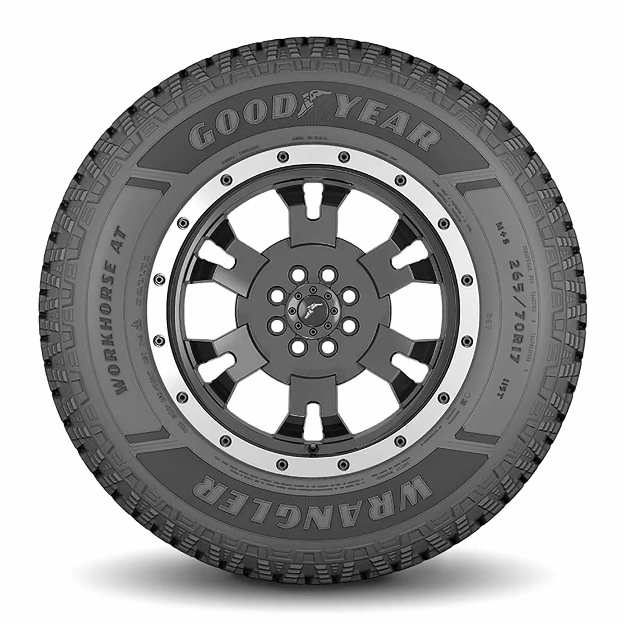 P245/65R17 Goodyear Wrangler Workhorse at All Terrain 107T Passenger Tire - Gun Hill Tire House (WTW - WHOLESALE TIRES & WHEELS)