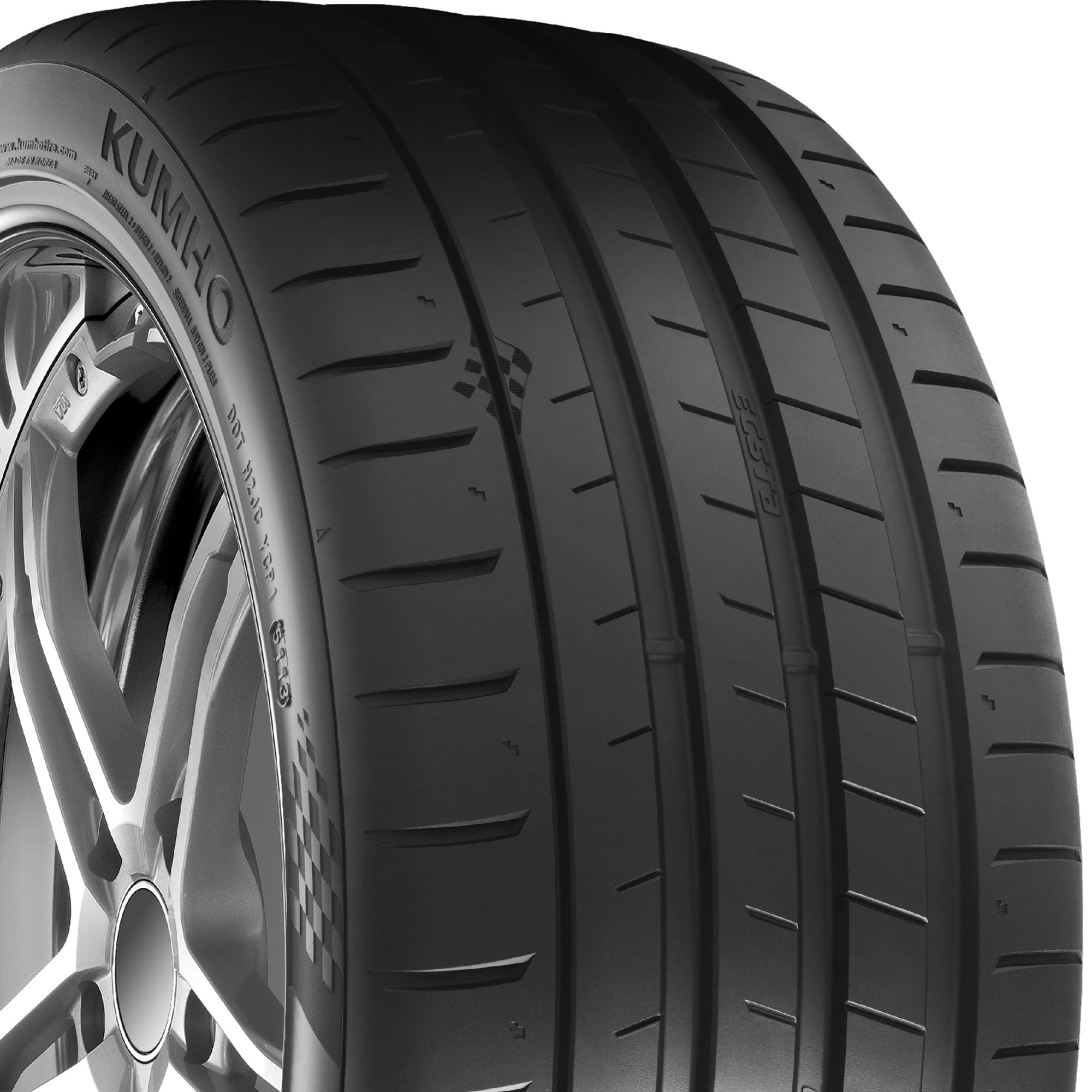 225/35ZR19 Kumho Ecsta PS91 UHP Summer (88Y) XL Passenger Tire - Gun Hill Tire House (WTW - WHOLESALE TIRES & WHEELS)