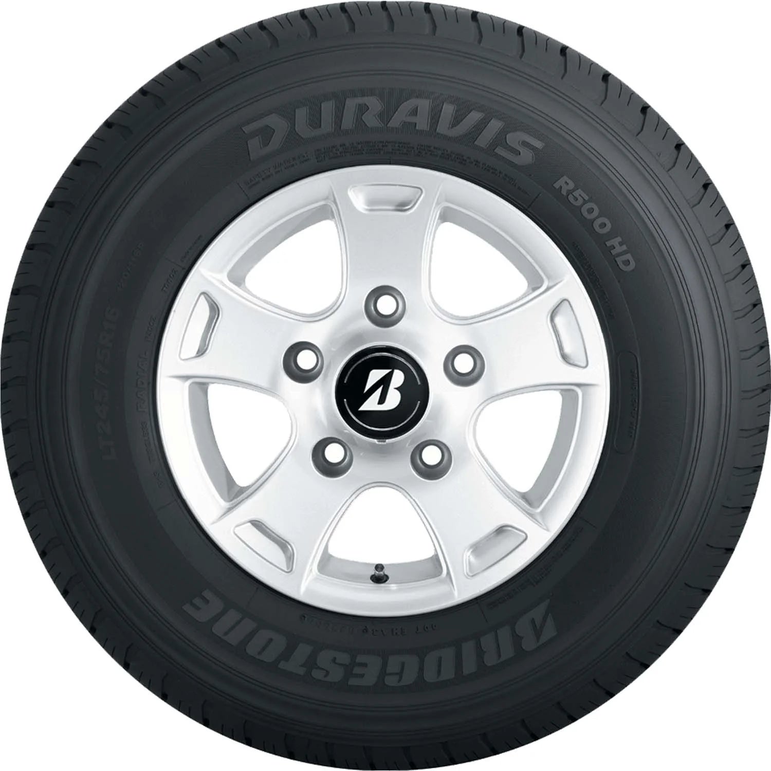 235/85R16 Bridgestone Duravis R500 HD 120 R Tire - Gun Hill Tire House (WTW - WHOLESALE TIRES & WHEELS)