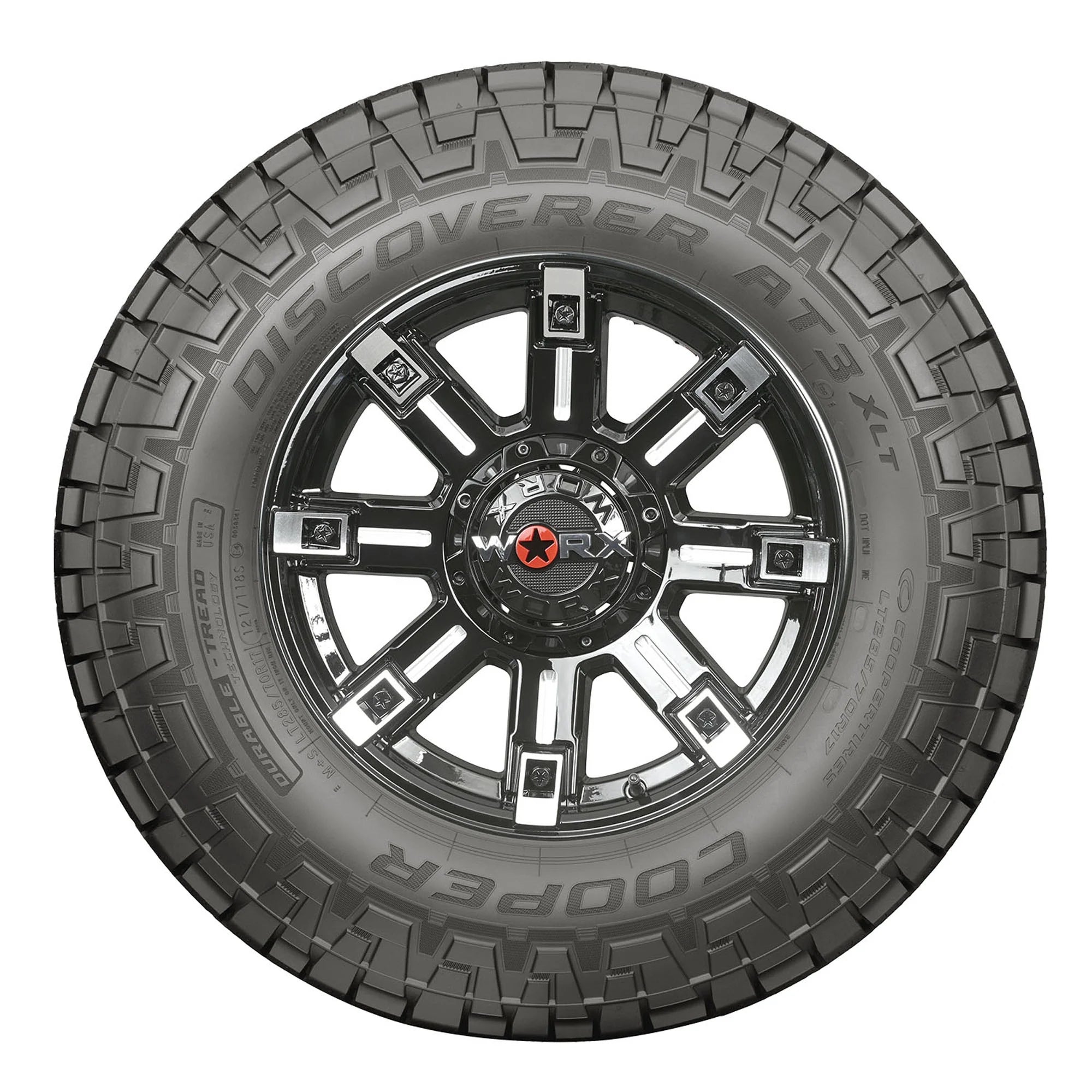 LT285/55R20 Cooper Discoverer AT3 XLT All Terrain 122/119R E Light Truck Tire - Gun Hill Tire House (WTW - WHOLESALE TIRES & WHEELS)
