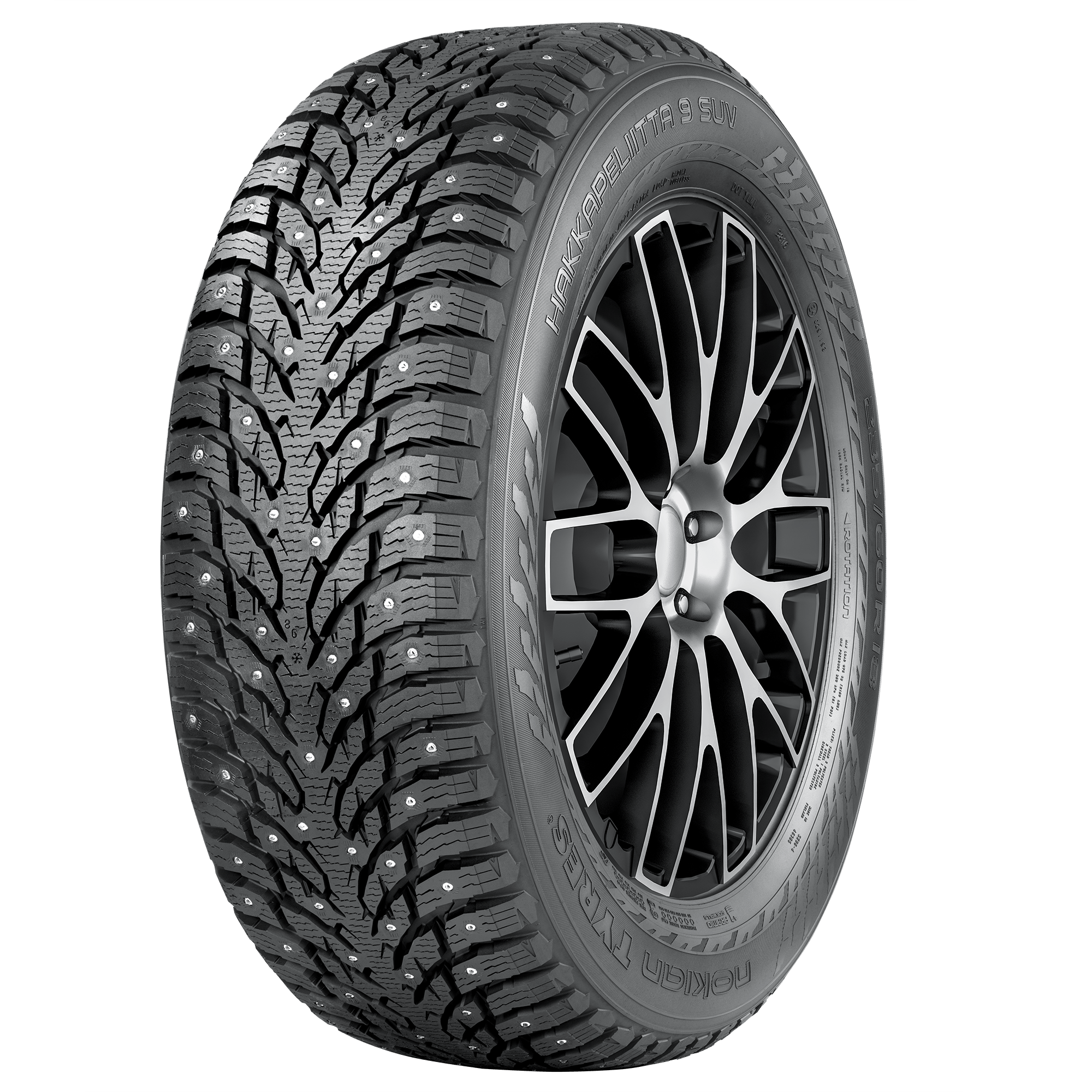 245/50R20 Nokian Hakkapeliitta 9 SUV Studded 105T - Gun Hill Tire House (WTW - WHOLESALE TIRES & WHEELS)