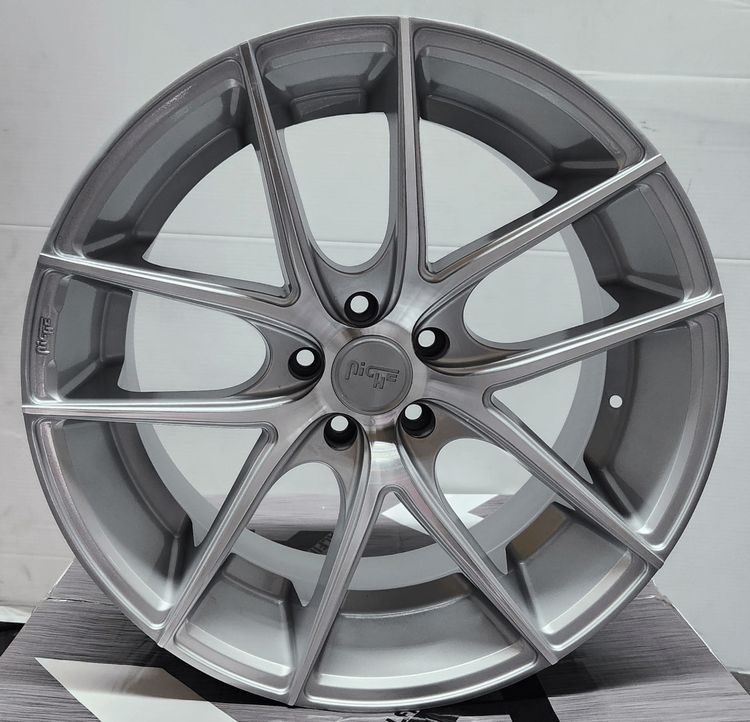 NICHE M131 20x10 5x114.3 SILVER MACHINE - Gun Hill Tire House (WTW - WHOLESALE TIRES & WHEELS)