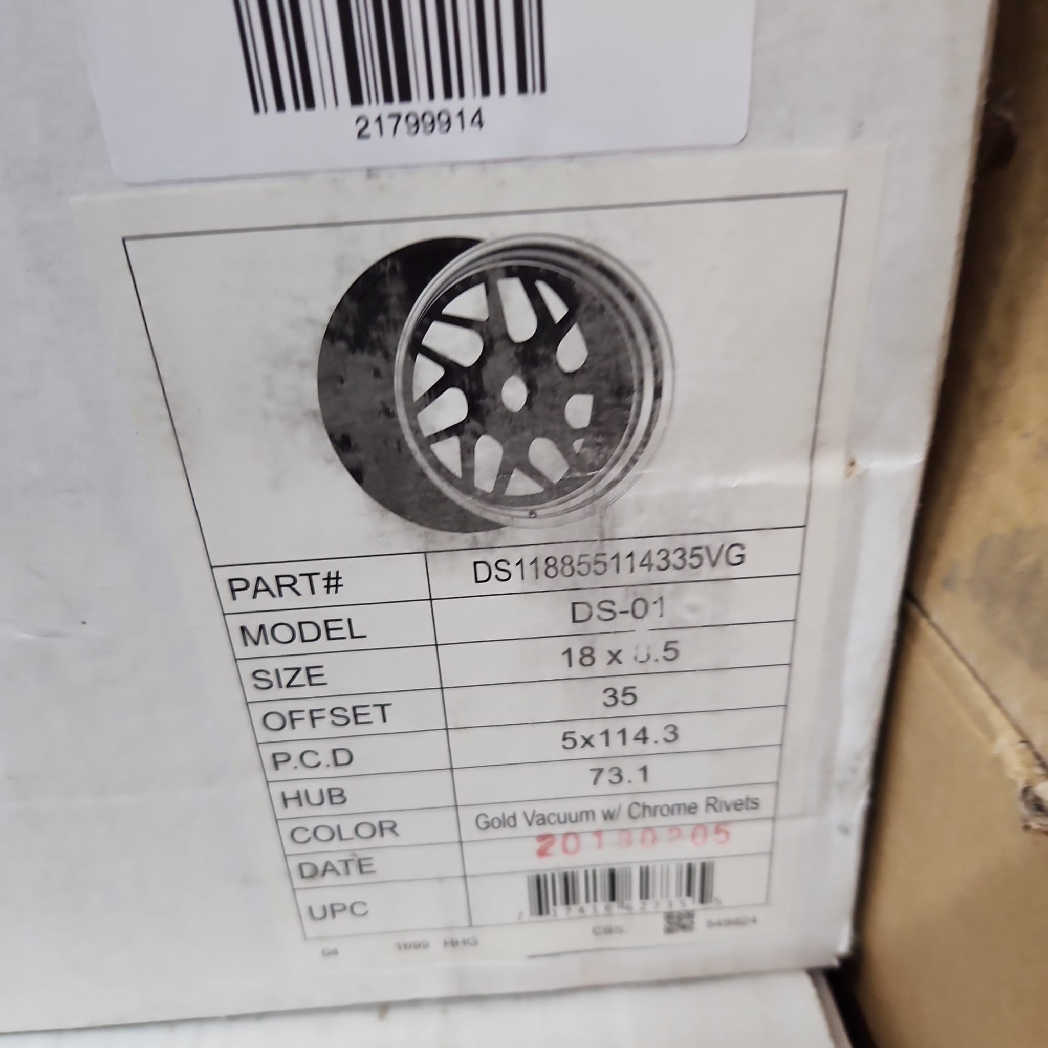 AODHAN DS01 VGD 18X8.5 5X114.3 - Gun Hill Tire House (WTW - WHOLESALE TIRES & WHEELS)