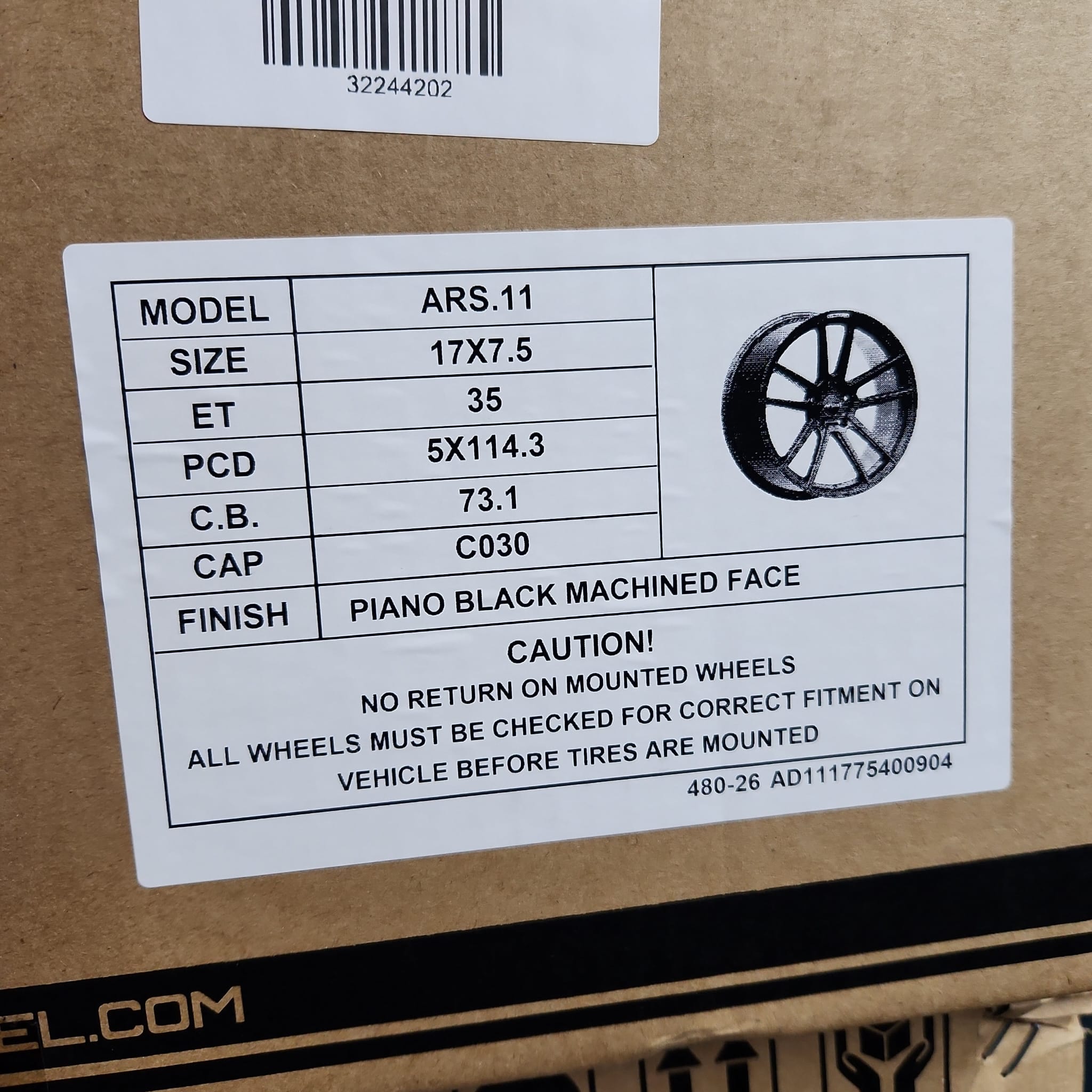 PEGASUS AD11 17X7.5 5X114.3 PIANO BLACK MACHINED FACE - Gun Hill Tire House (WTW - WHOLESALE TIRES & WHEELS)