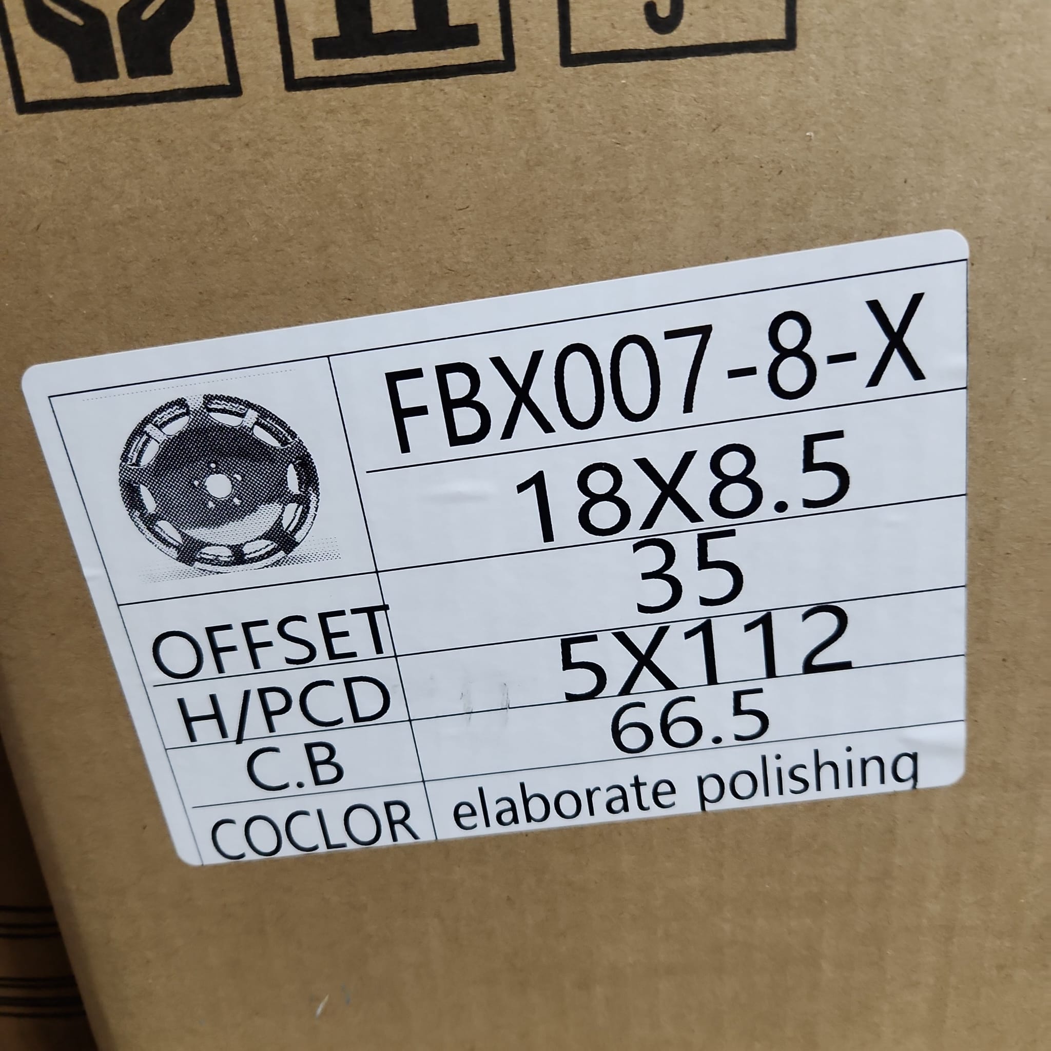 REW - FBX007 - 8 - X 18X8.5 5X112 ULTRA HIGH POLISHED FACE FLOATING CAP - Gun Hill Tire House (WTW - WHOLESALE TIRES & WHEELS)