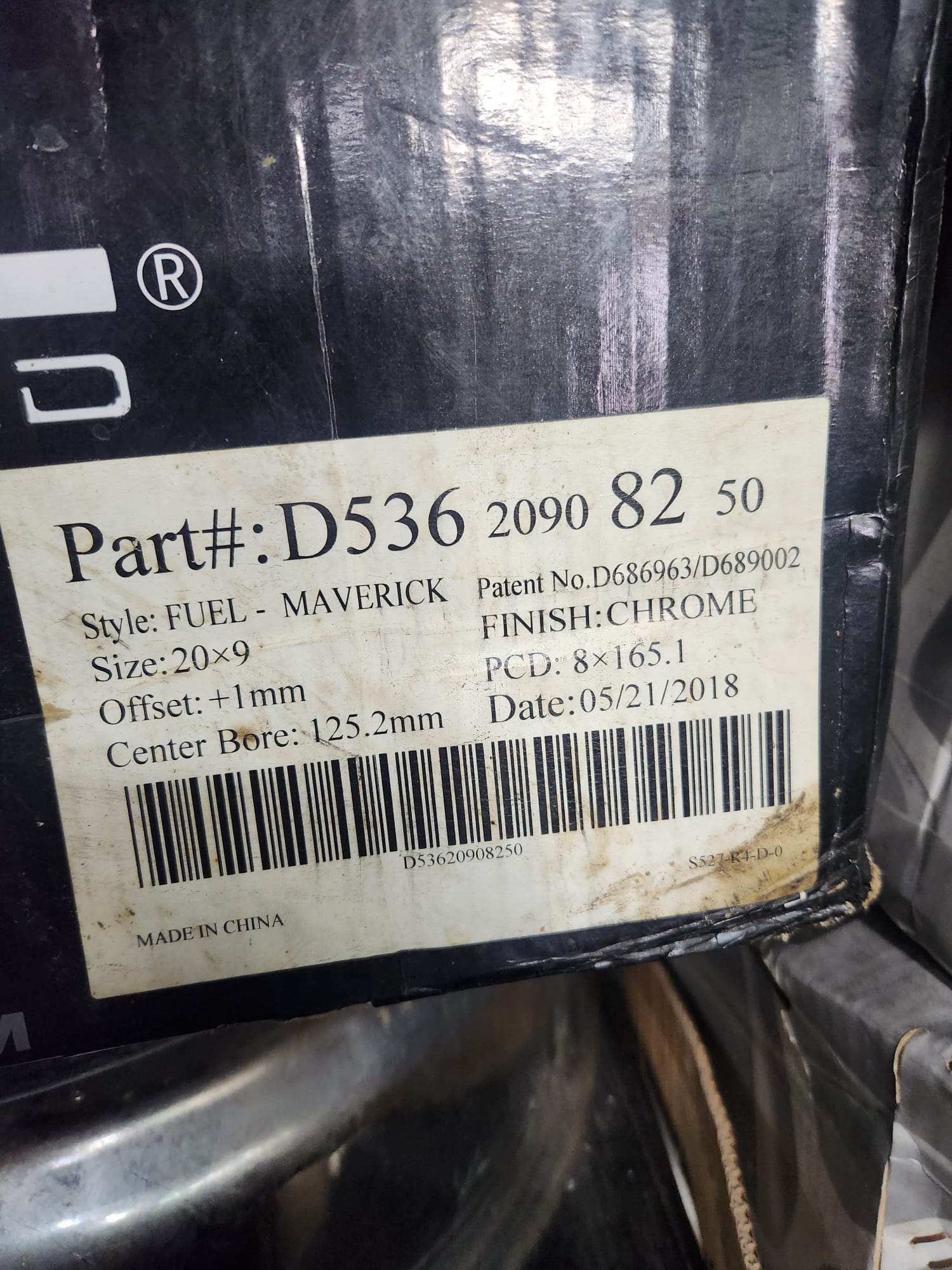 FUEL D536 20X9 8X165.1 CROME - Gun Hill Tire House (WTW - WHOLESALE TIRES & WHEELS)