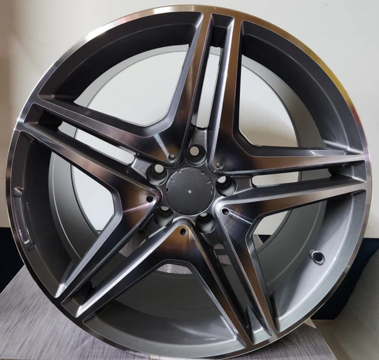 WCL101 WHEELS 20x9.5 5x112 GLOSS GRAPHITE MACHINE - Gun Hill Tire House (WTW - WHOLESALE TIRES & WHEELS)