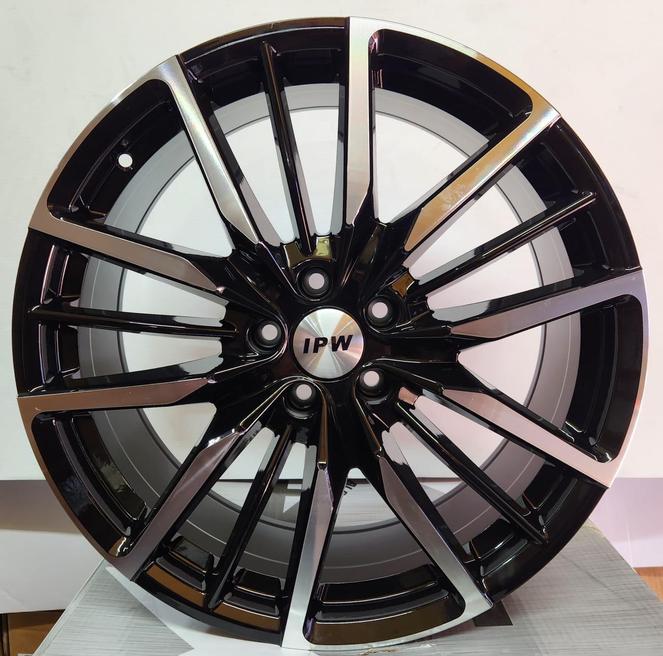 W312 20x8.5 5x120 BLACK MACHINED FACE - Gun Hill Tire House (WTW - WHOLESALE TIRES & WHEELS)