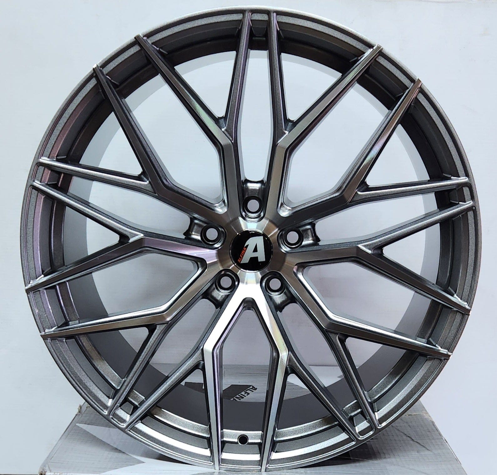AF303 22x9.0 5x114.3 GLOSS GUNMETAL MACHINED FACE - Gun Hill Tire House (WTW - WHOLESALE TIRES & WHEELS)
