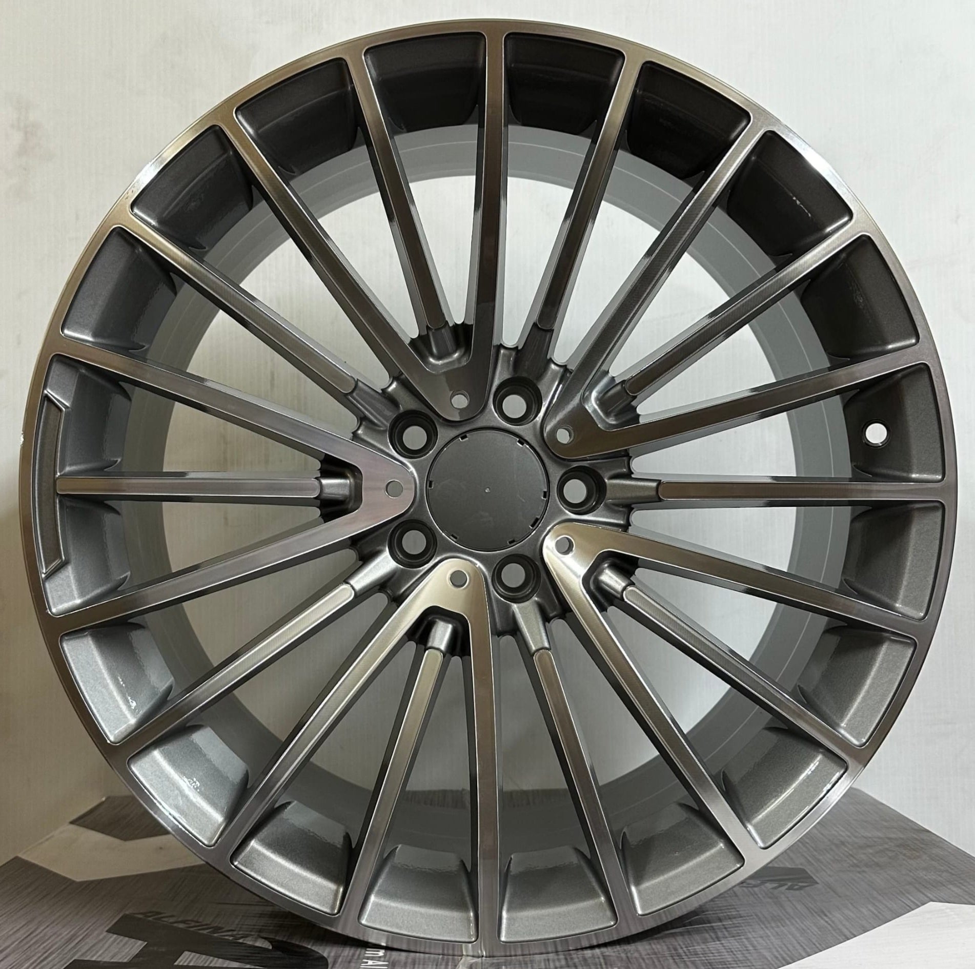 OE - 0235 19x9.5 5x112 GUNMETAL MACHINED FACE - Gun Hill Tire House (WTW - WHOLESALE TIRES & WHEELS)