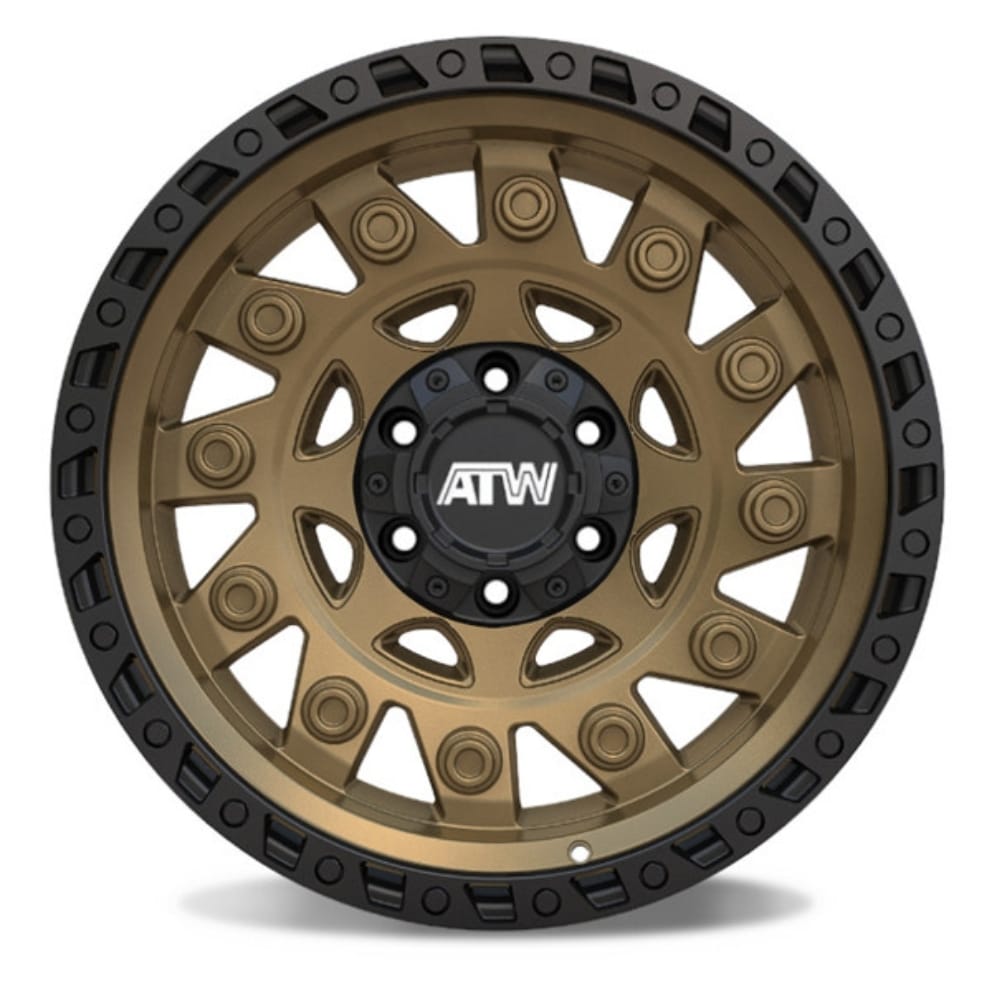 ATW CONGO 20X10 6X135 6X139.7 SATIN SAND BRONZE BLACK LIP - Gun Hill Tire House (WTW - WHOLESALE TIRES & WHEELS)