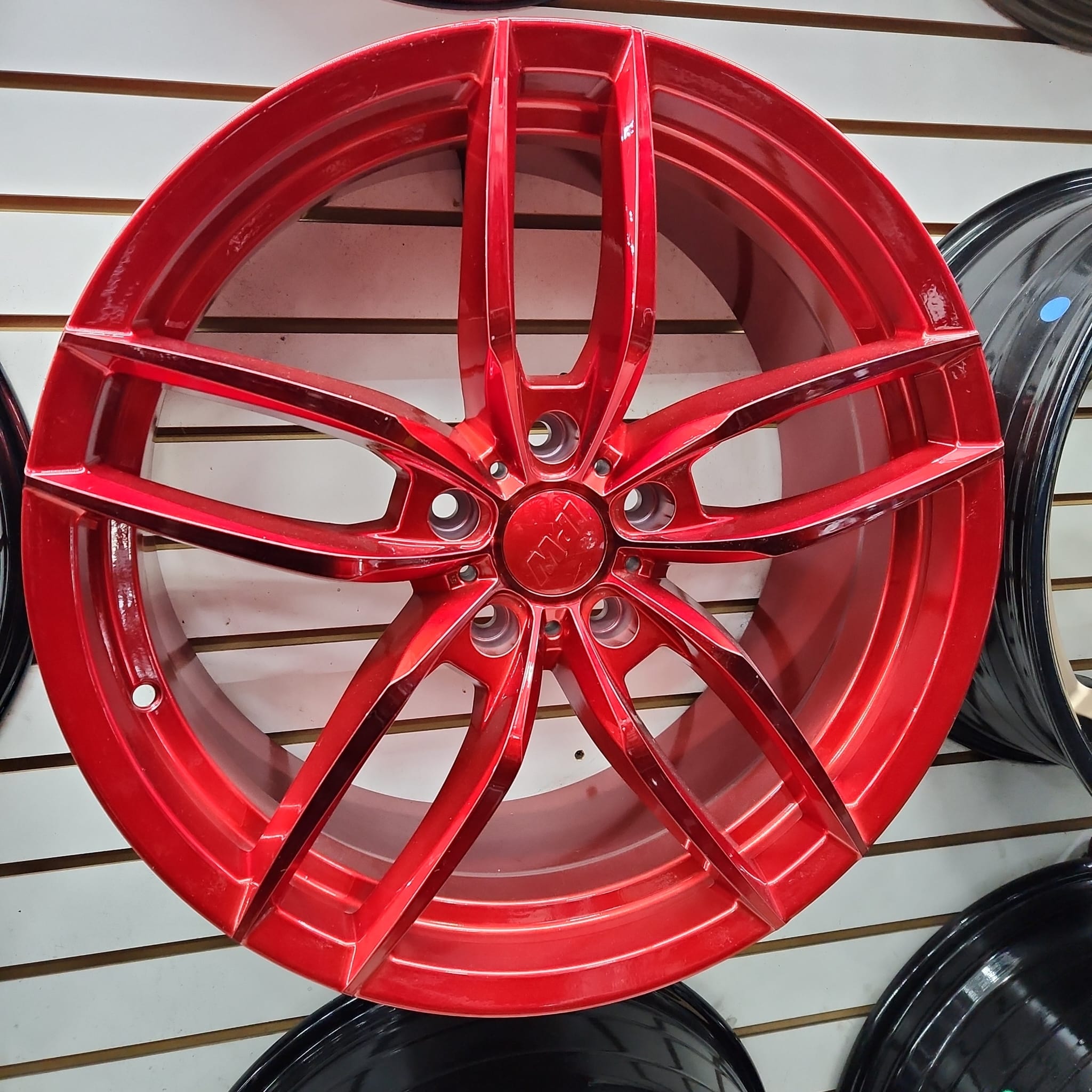 W529 19X8.5 5X120 RED - Gun Hill Tire House (WTW - WHOLESALE TIRES & WHEELS)