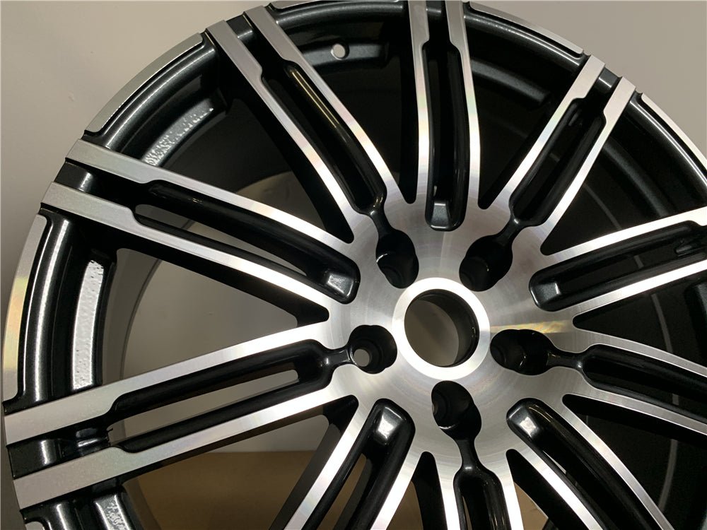W858 1026 Gunmetal Machined Face 20x8.5 Et28 5x112 CB66.45 - Gun Hill Tire House (WTW - WHOLESALE TIRES & WHEELS)