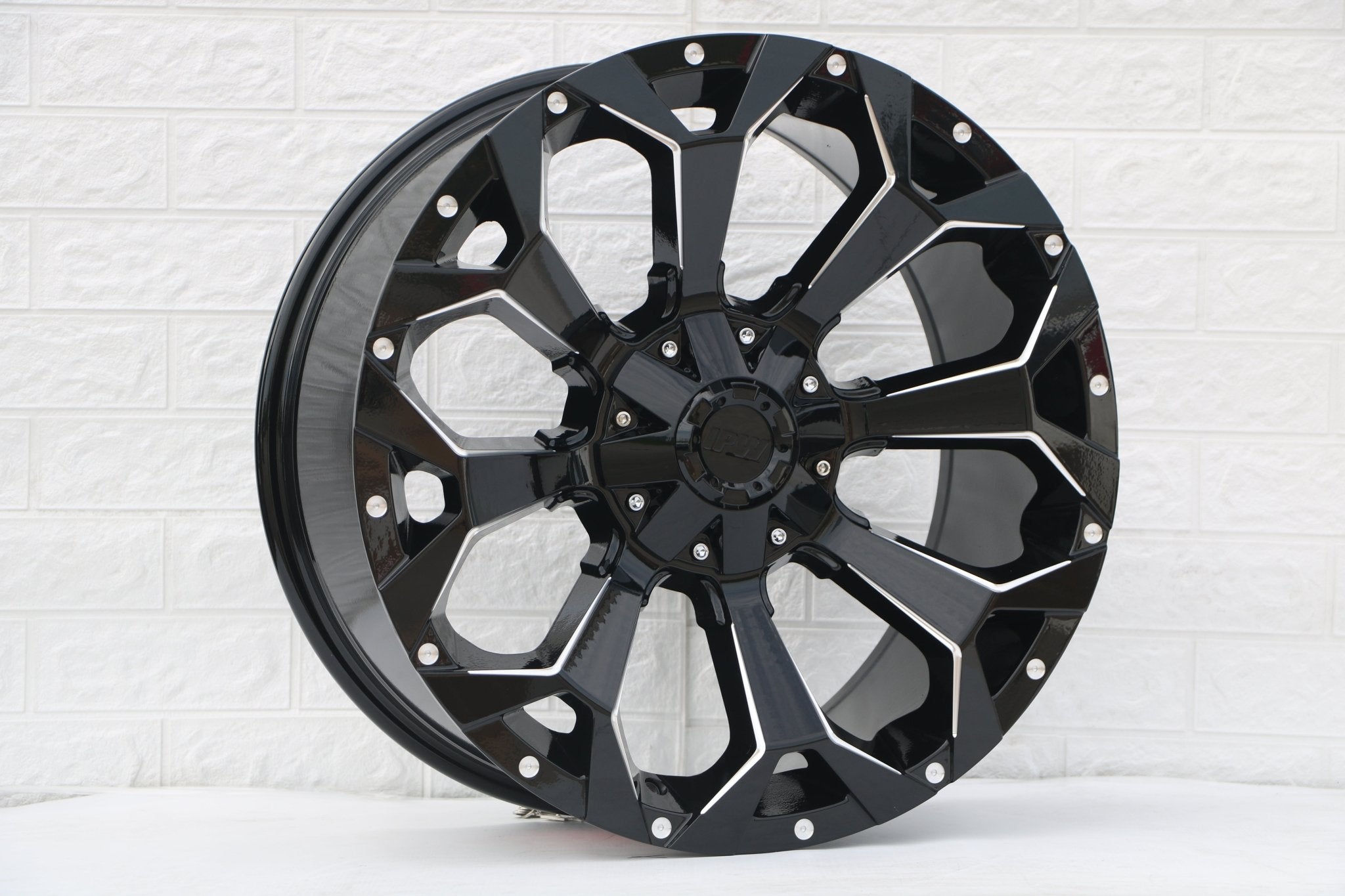 W950 1521 Gloss Black Milled 20x9.0 ET0 6x135/139.7 CB106.1 - Gun Hill Tire House (WTW - WHOLESALE TIRES & WHEELS)