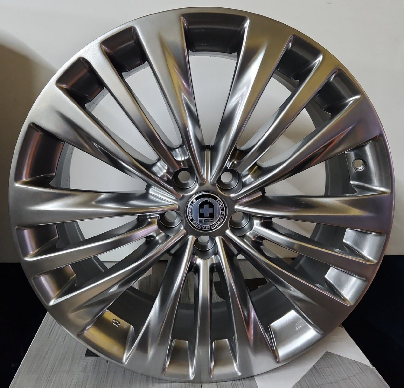 WEOE 55651 CRL 20X8 5X114.3 HYPER BLACK - Gun Hill Tire House (WTW - WHOLESALE TIRES & WHEELS)