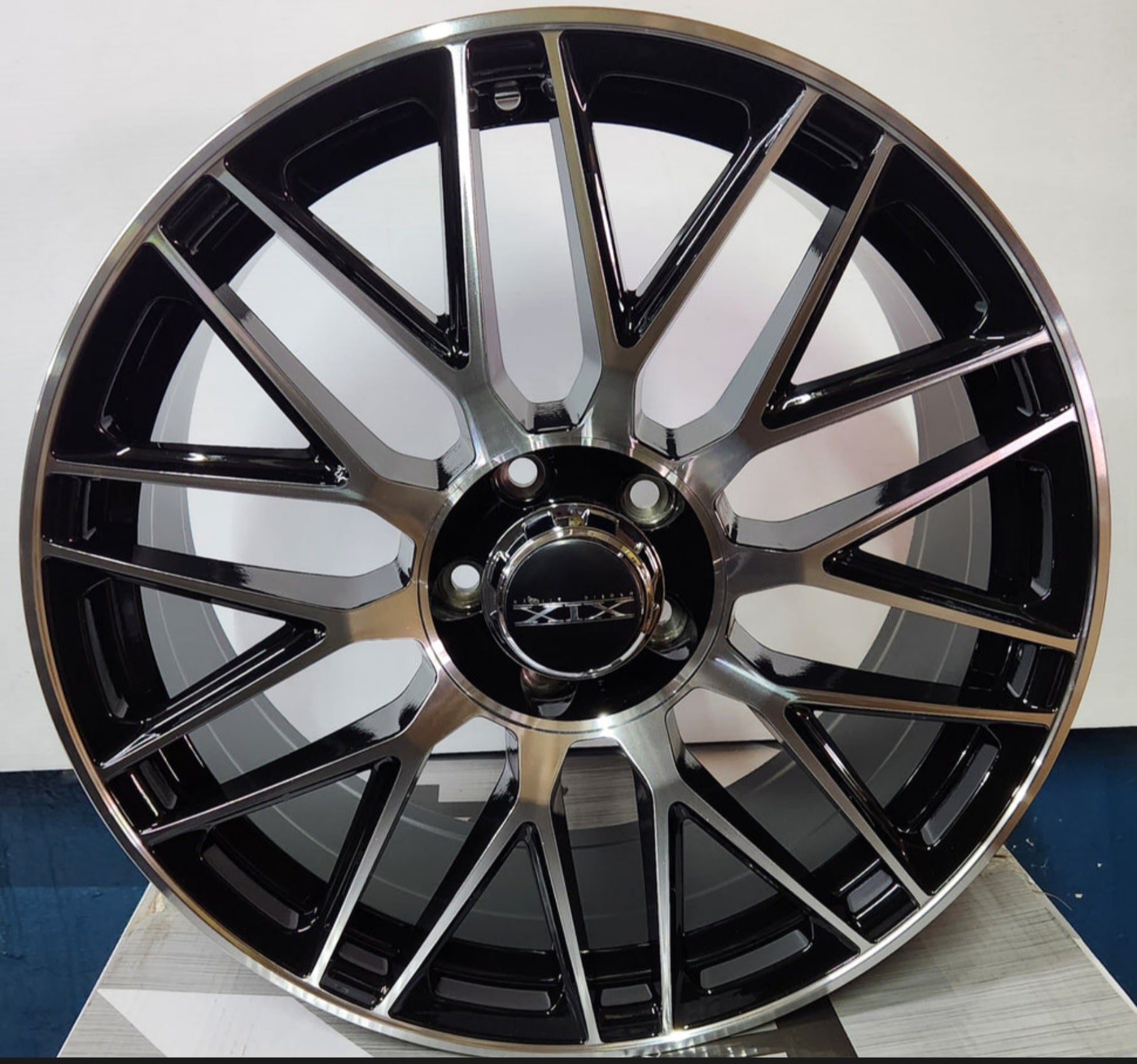 ZS1118 19X9.5 5X112 BLACK MACHINED FACE - Gun Hill Tire House (WTW - WHOLESALE TIRES & WHEELS)