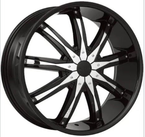 D CENTI DW29 22x9.5 6x135 - 6x5.5 B+ CP - Gun Hill Tire House (WTW - WHOLESALE TIRES & WHEELS)