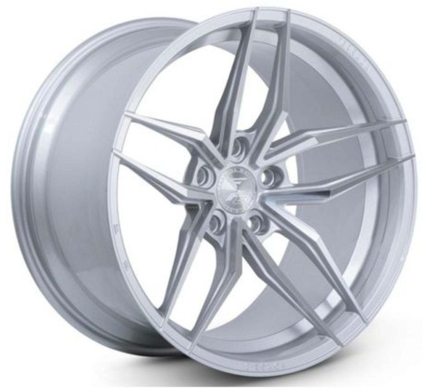 FERRADA FORGE - 8 FR5 20x11.5 5x115 ET28 CB 71.6mm MACHINE SILVER SUPER DEEP CANCAVITY - Gun Hill Tire House (WTW - WHOLESALE TIRES & WHEELS)