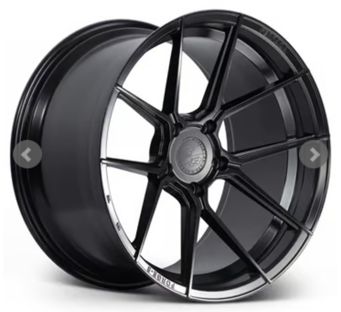 FERRADA FORGE - 8 F8 - FR8 20x11.5 5x112 ET32 CB 66.6mm MATTE BLACK SUPER DEEP CONCAVITY - Gun Hill Tire House (WTW - WHOLESALE TIRES & WHEELS)