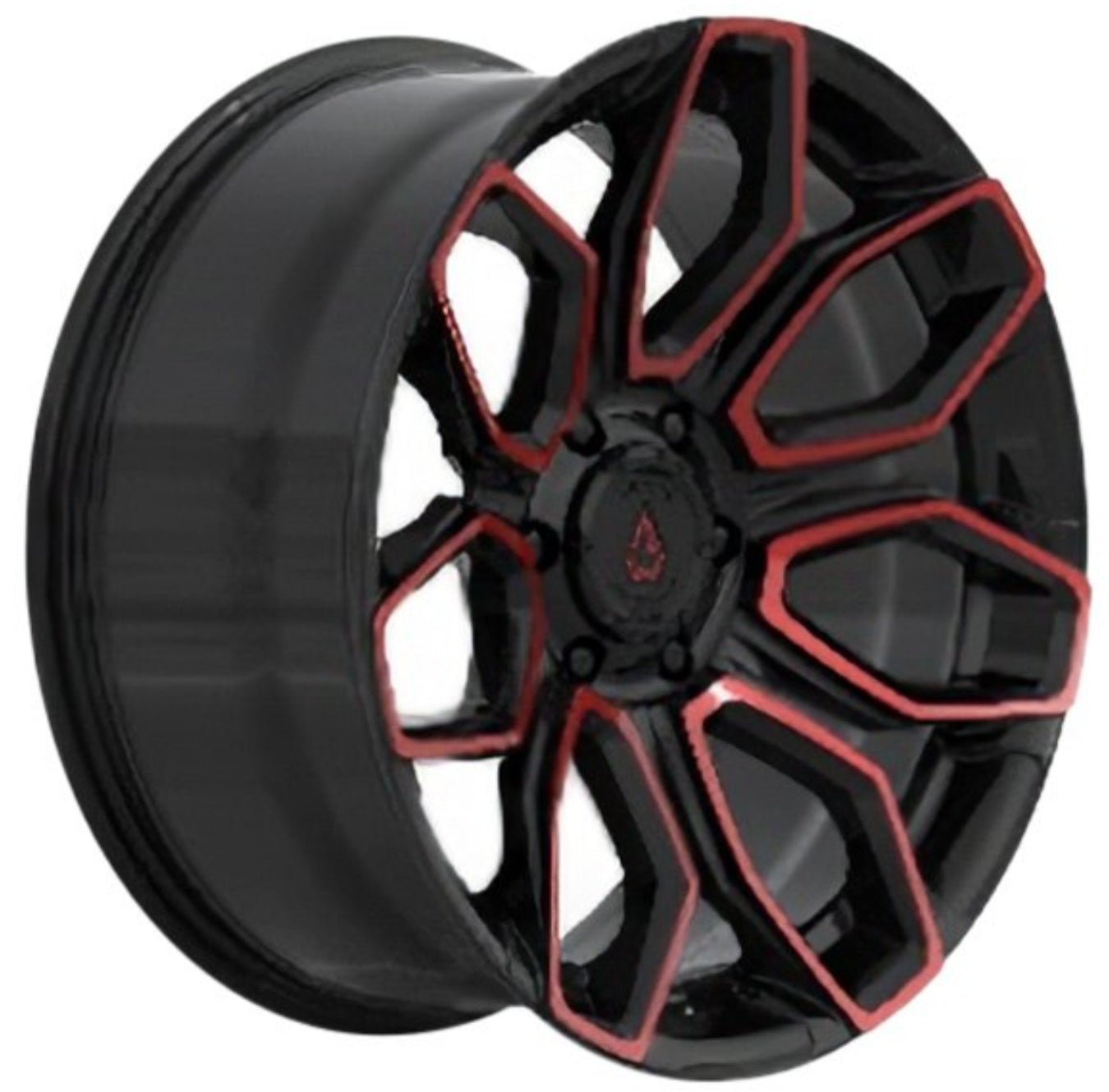 A116 ARENA COBRA 6X135 GLOSS BLACK MACHINE RED TINT - Gun Hill Tire House (WTW - WHOLESALE TIRES & WHEELS)