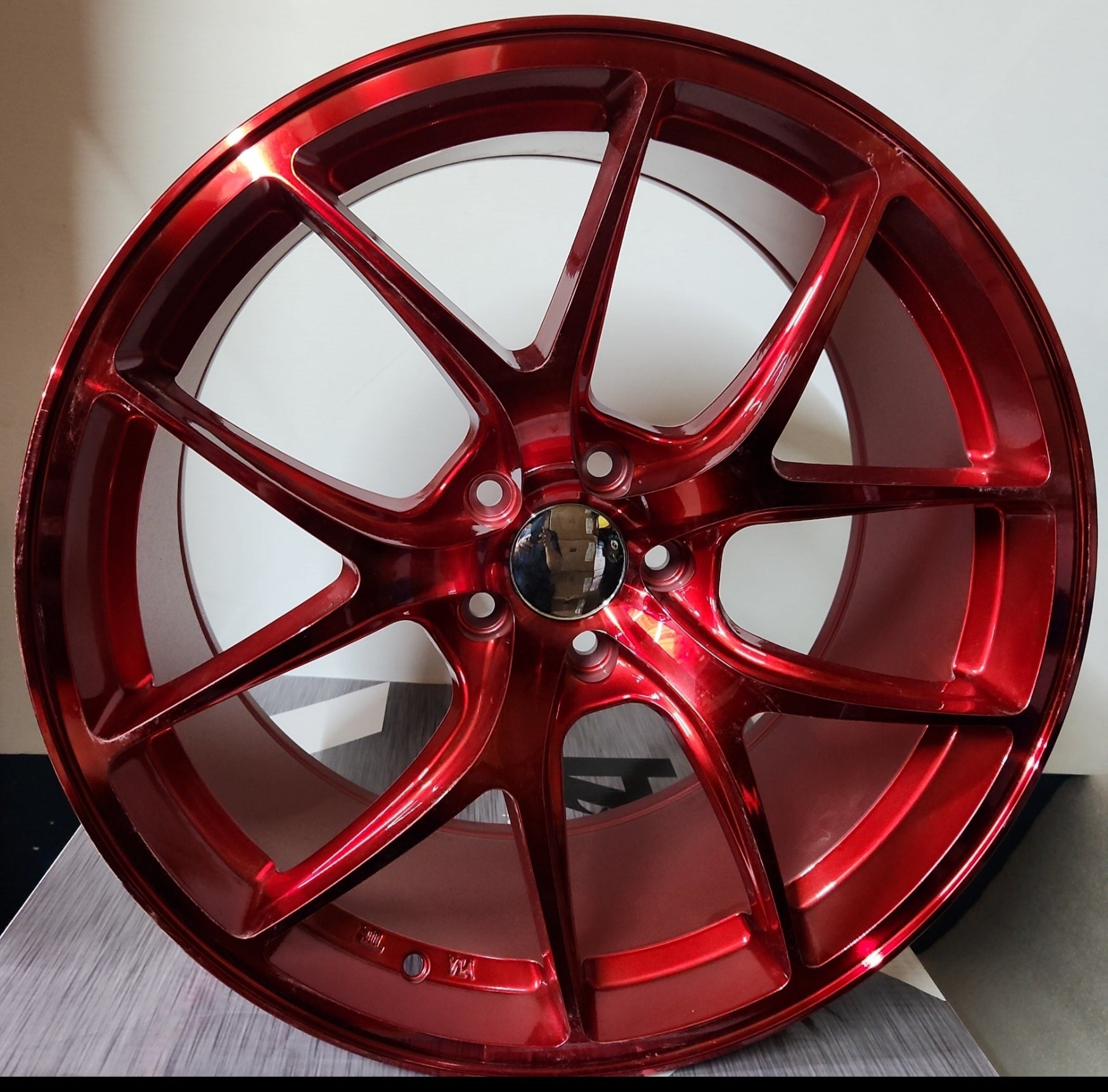 W005 20X9.5 5X120 RED - Gun Hill Tire House (WTW - WHOLESALE TIRES & WHEELS)